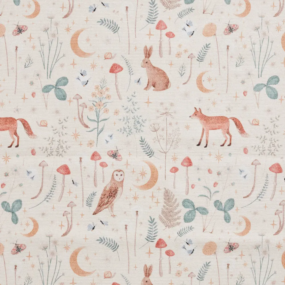 Catherine Lansfield Twilight Animals Natural - Washable - Image 7