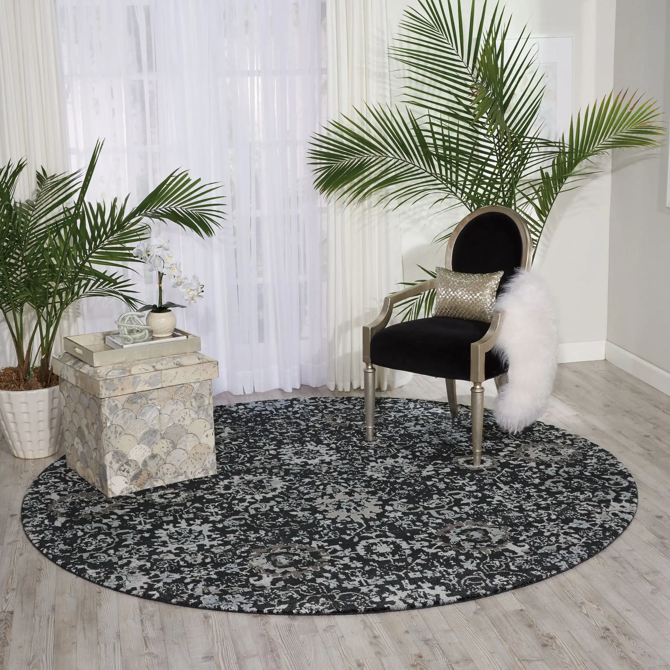 Twilight Nourison TWI13 Onyx Rug - Image 4