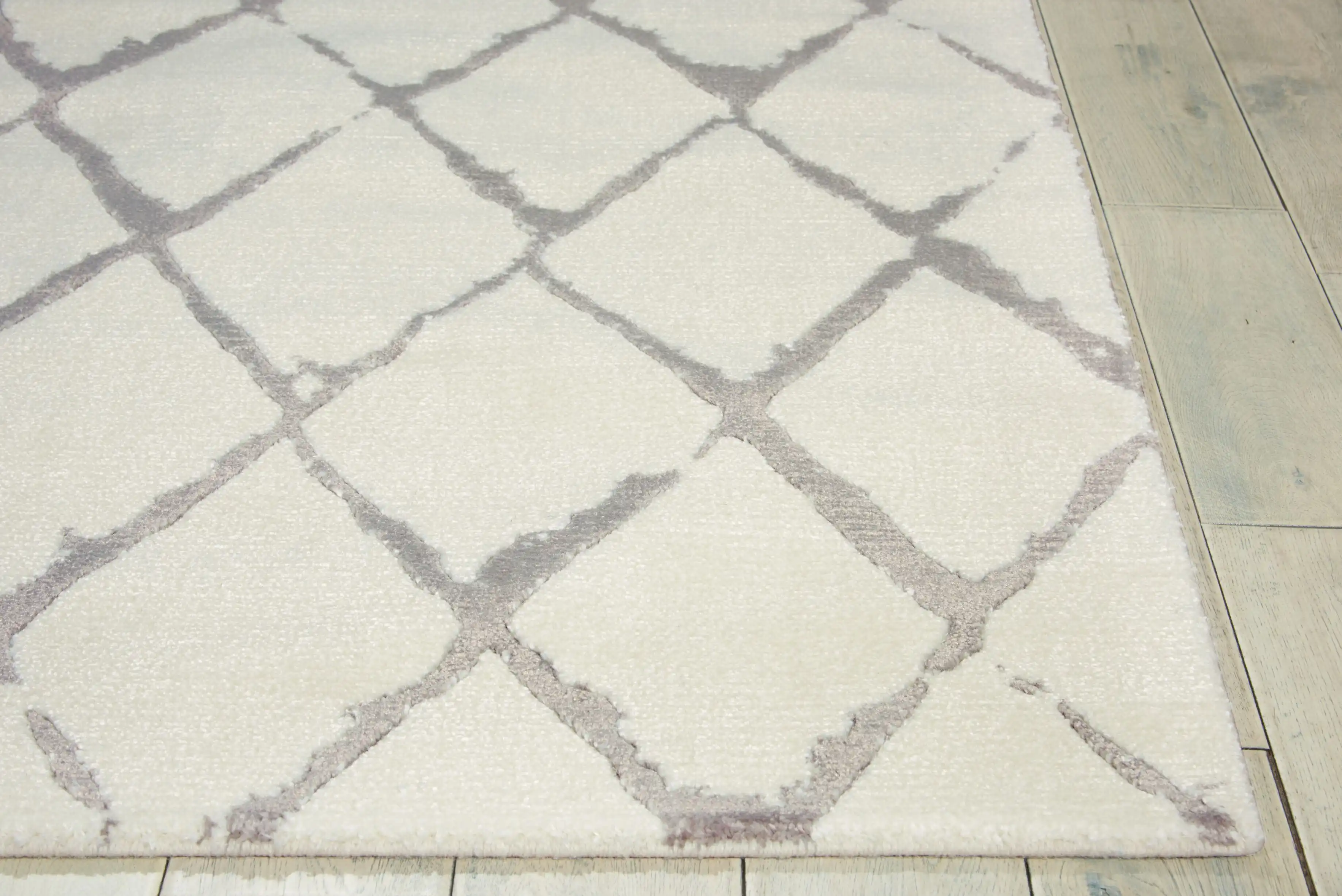 Twilight Nourison TWI15 Ivory Grey Rug - Image 2