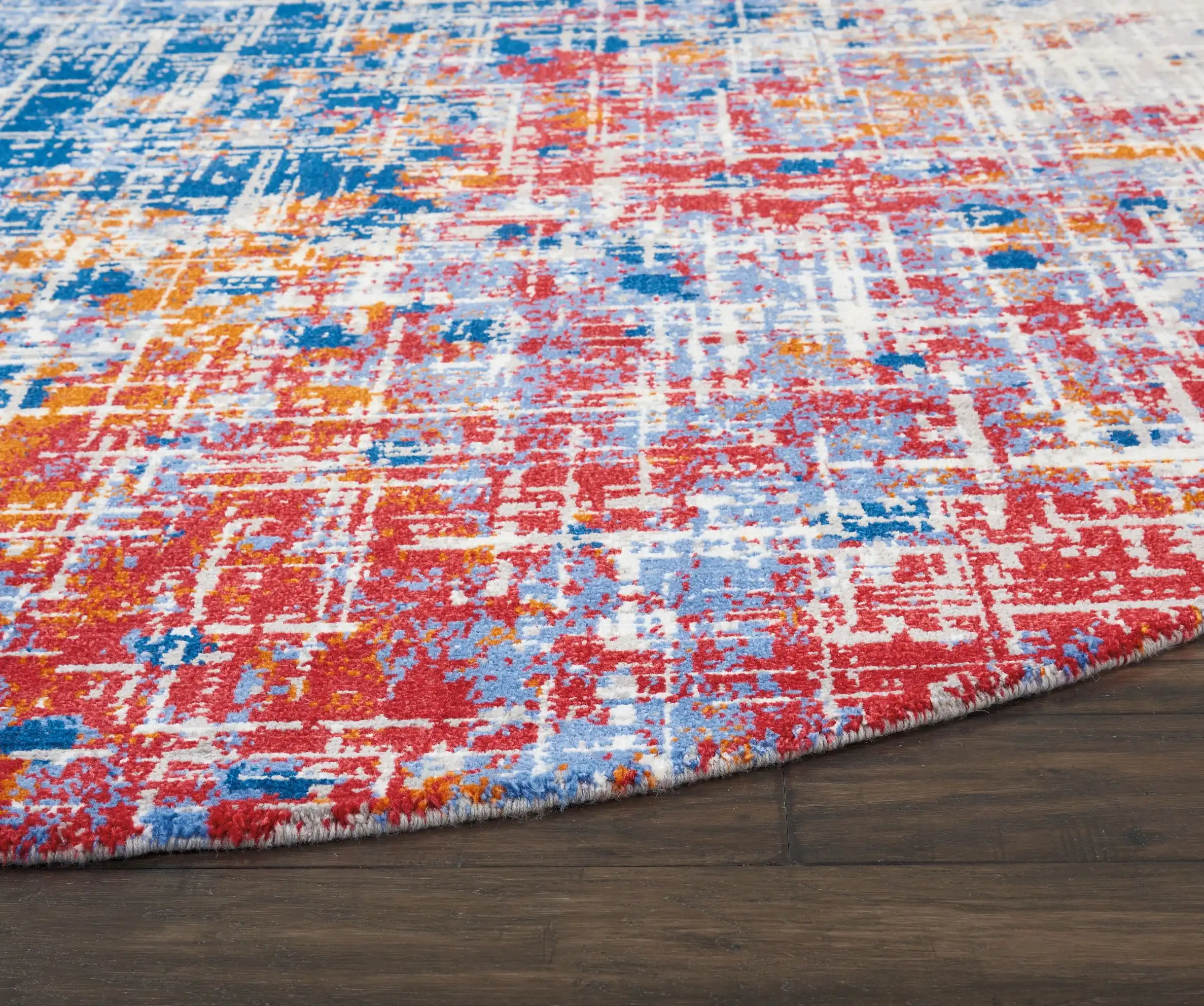 Twilight Nourison TWI25 Red Blue Rug - Image 5