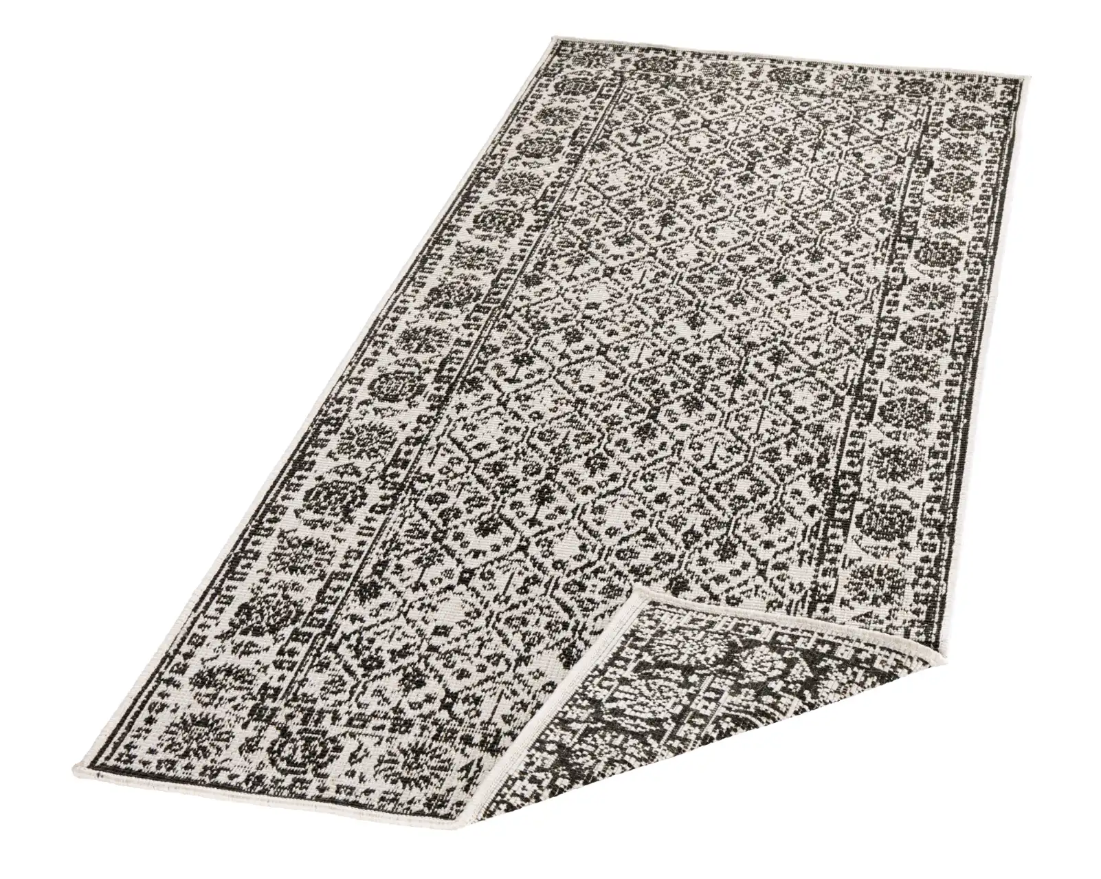 Twin 103113 Black Cream Rug - Image 5