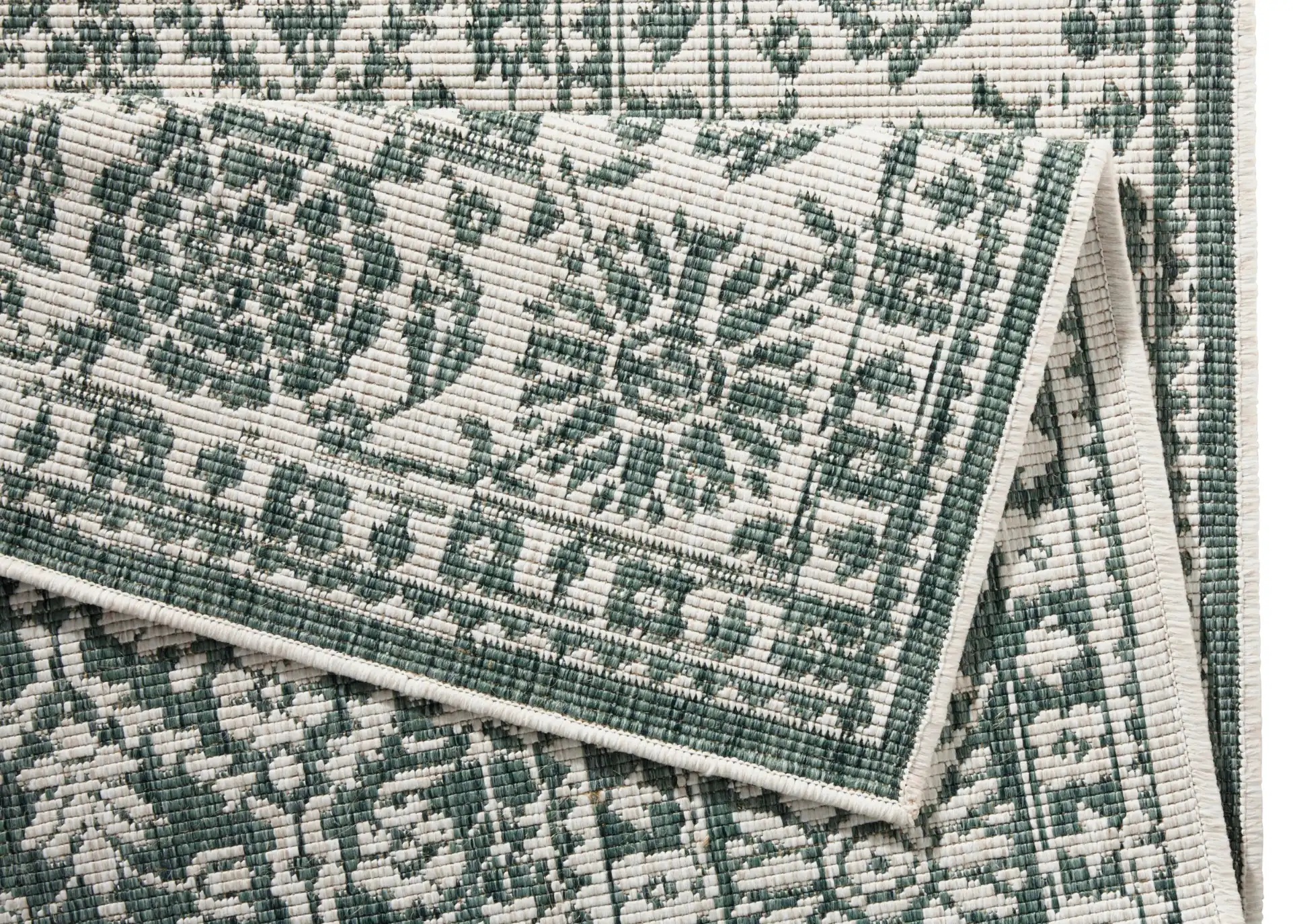 Twin 103115 Green Cream Rug - Image 5