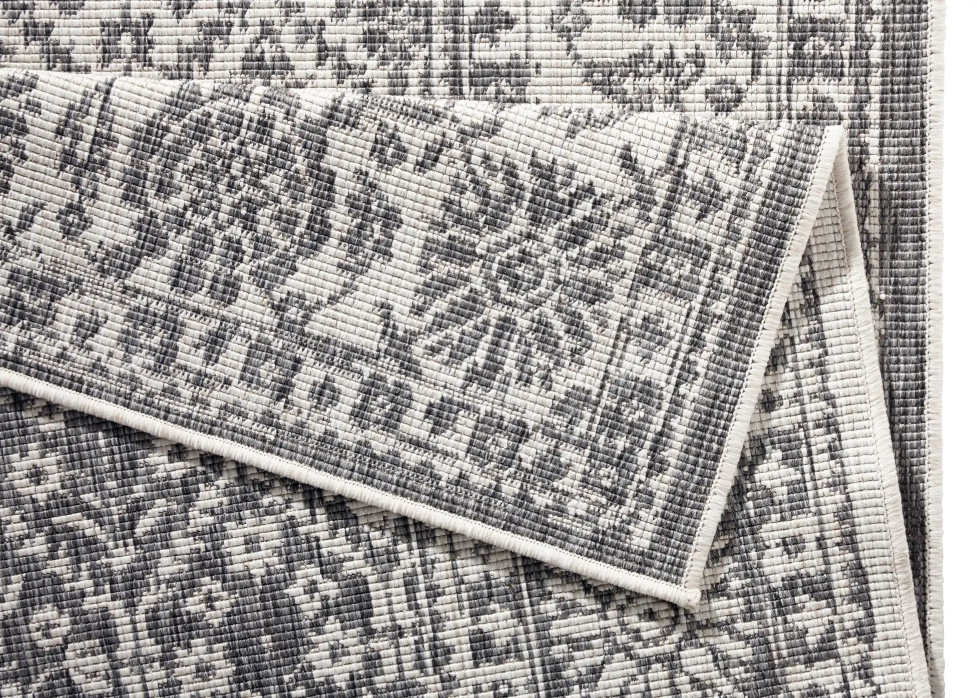 Twin 103116 Grey Cream Rug - Image 3