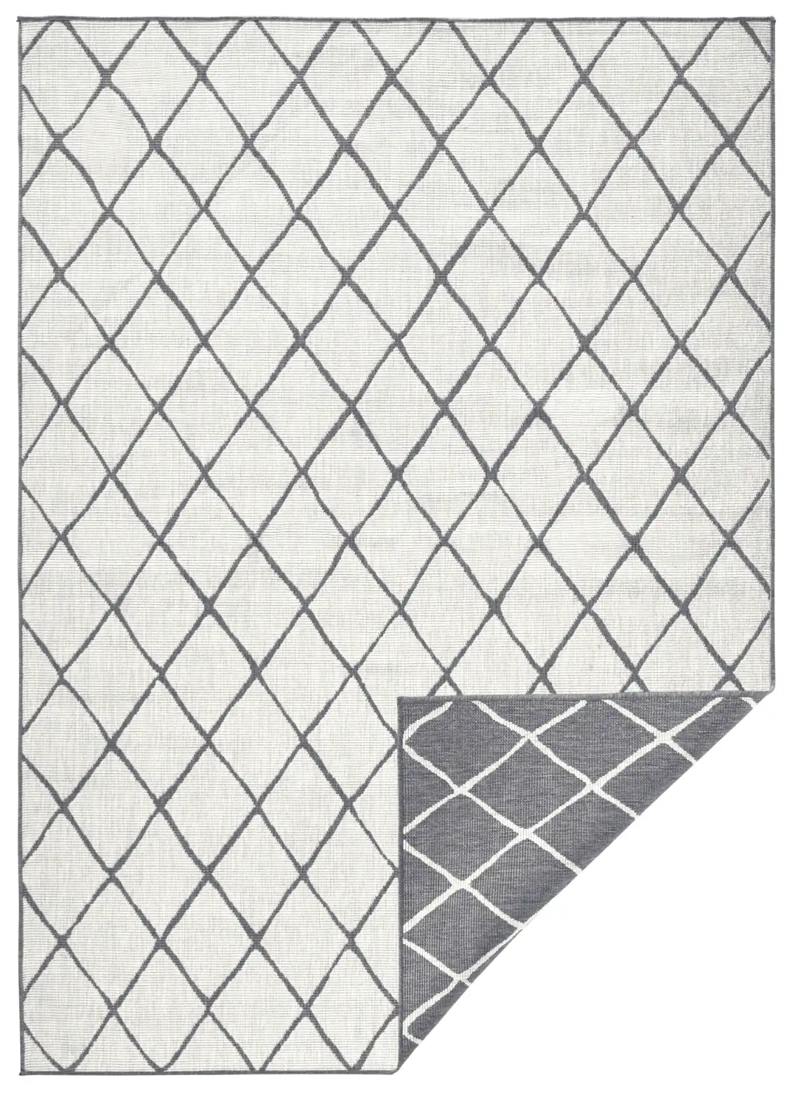 Twin 103118 Grey Cream Rug - Image 2