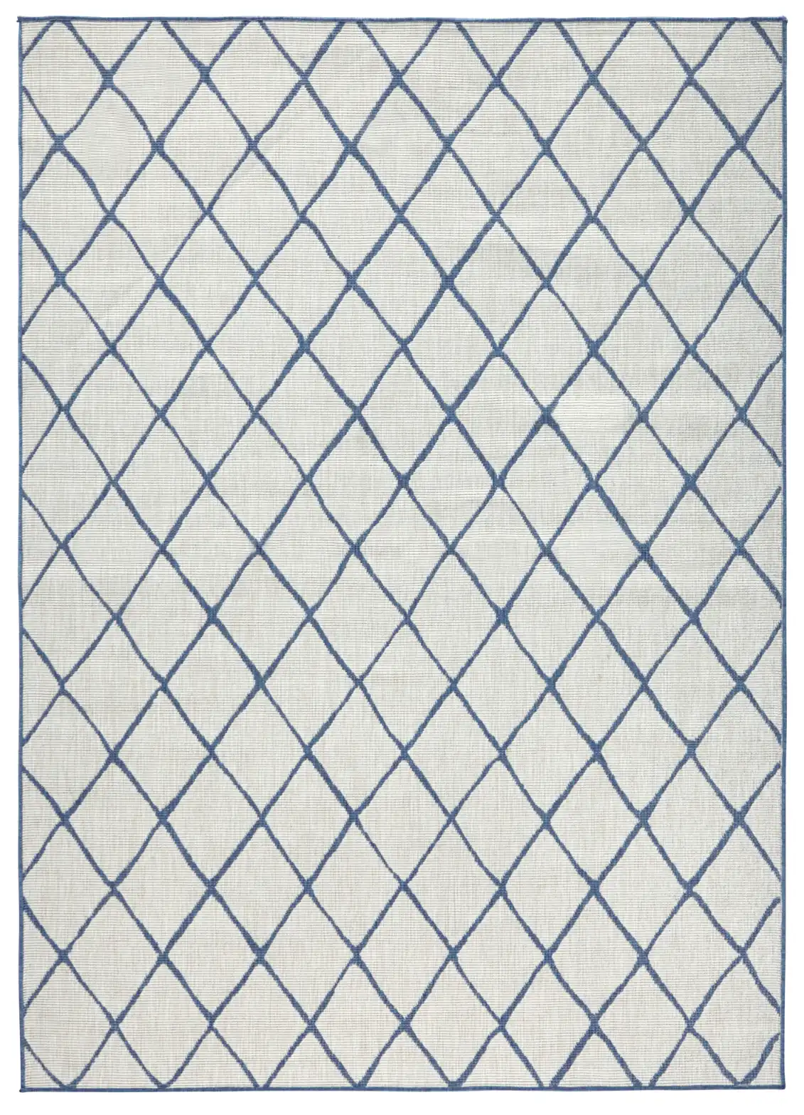 Twin 103119 Blue Cream Rug - Image 2