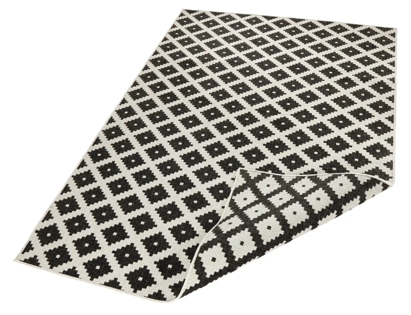 Twin 103124 Black Cream Rug - Image 4