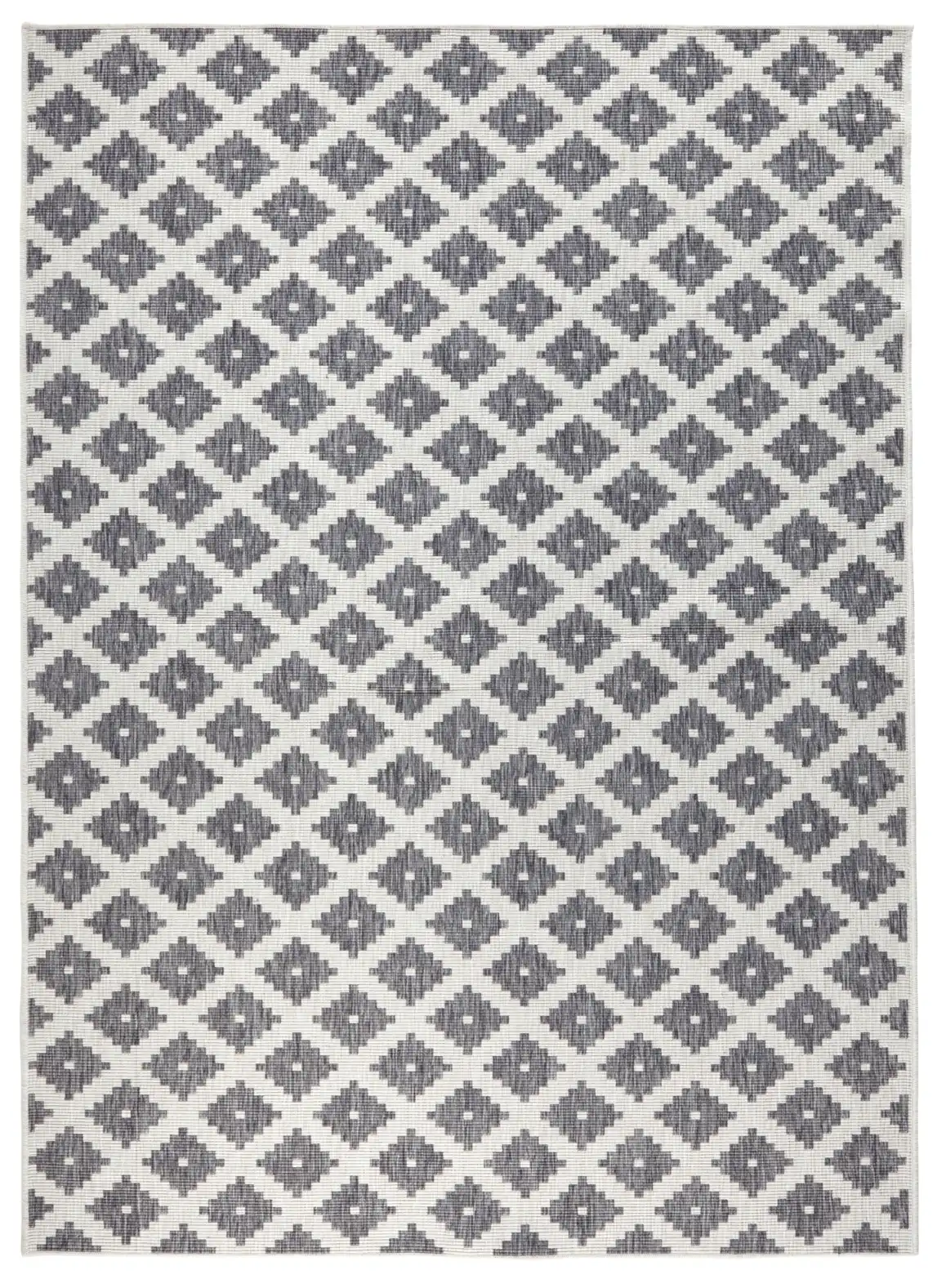 Twin 103126 Grey Cream Rug - Image 2