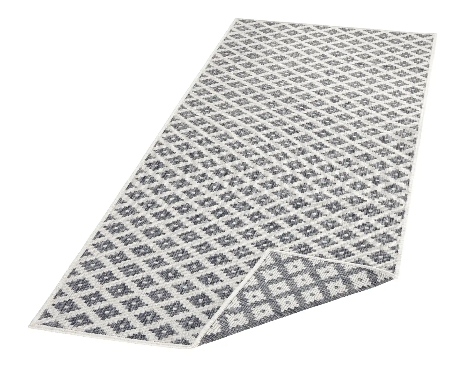 Twin 103126 Grey Cream Rug - Image 4