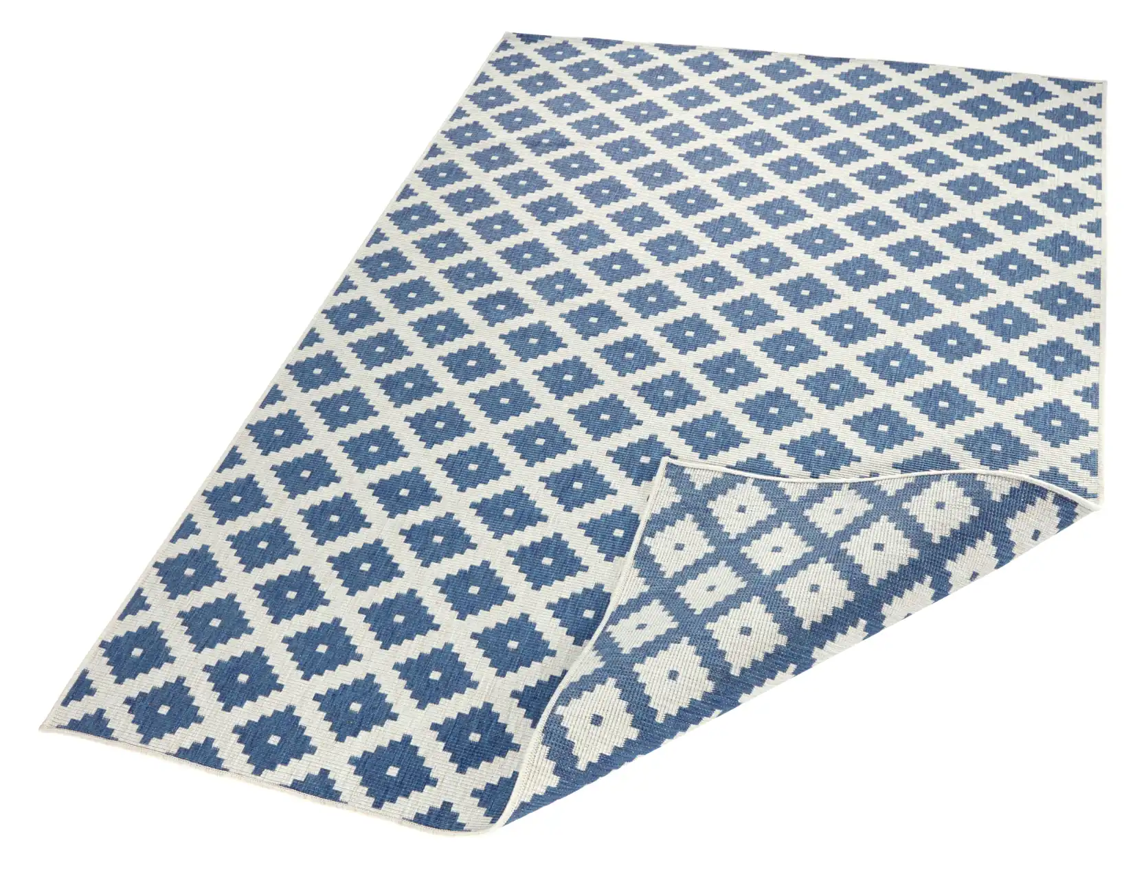 Twin 103128 Blue Cream Rug - Image 5