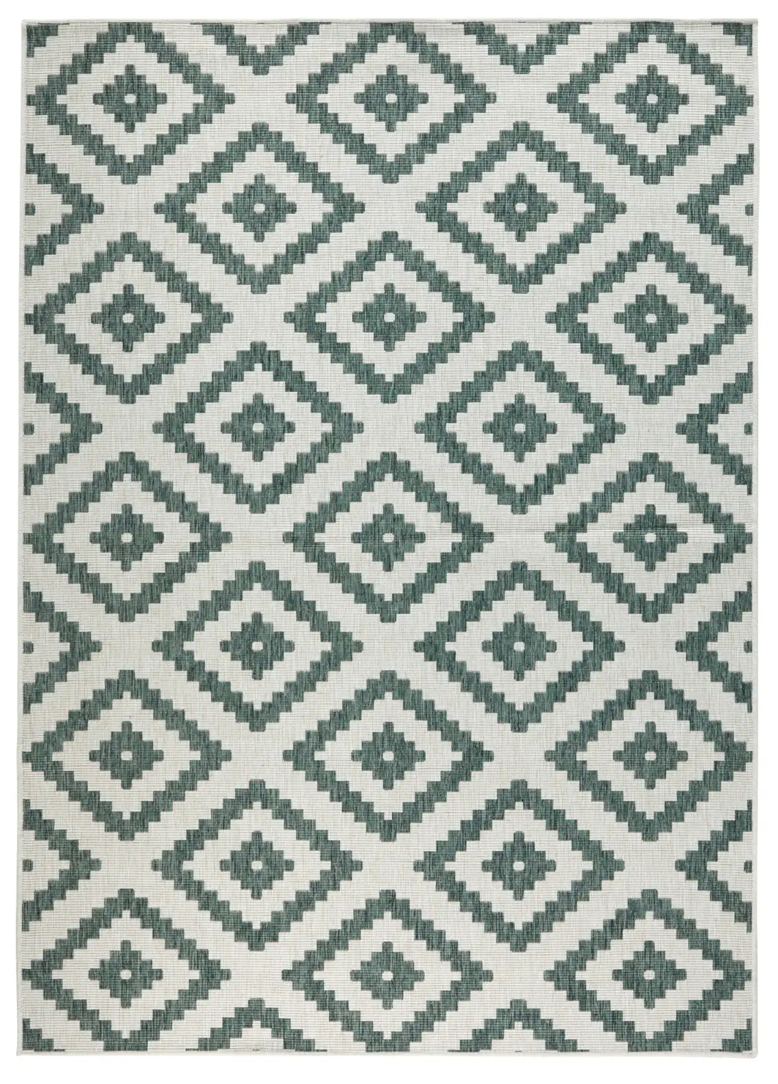 Twin 103131 Green Cream Rug - Image 2