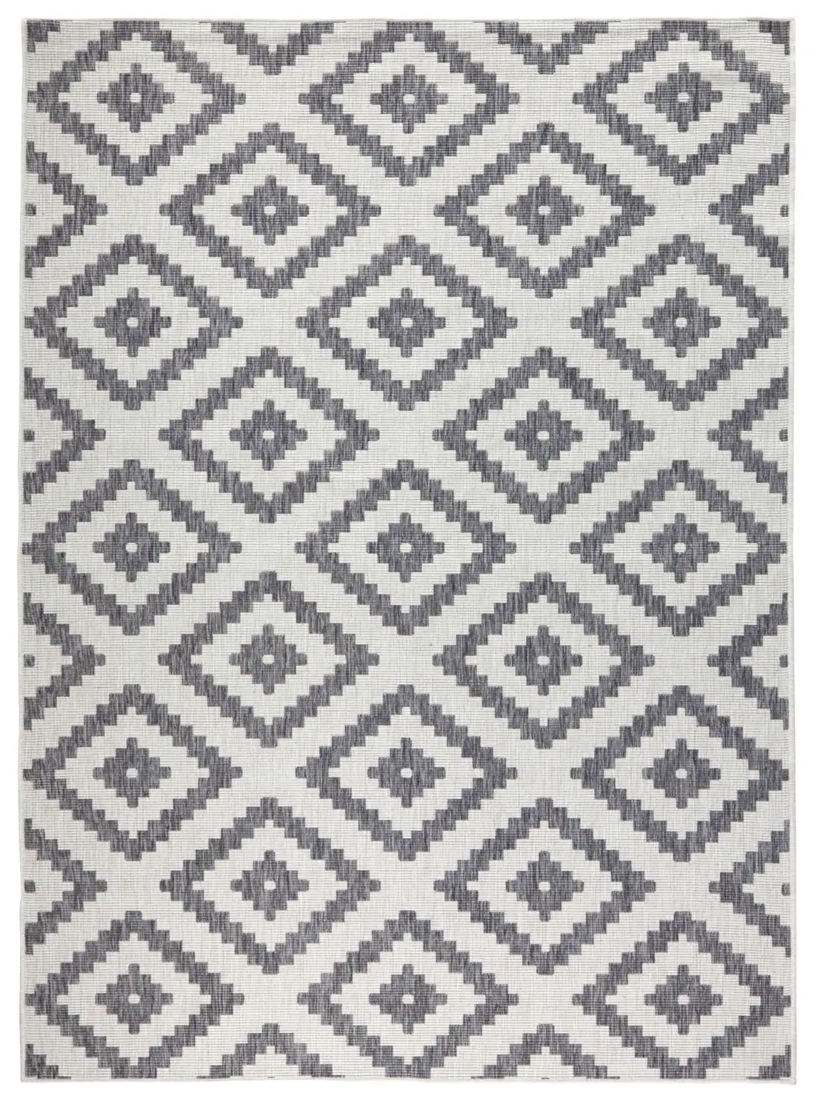 Twin 103132 Grey Cream Rug - Image 2