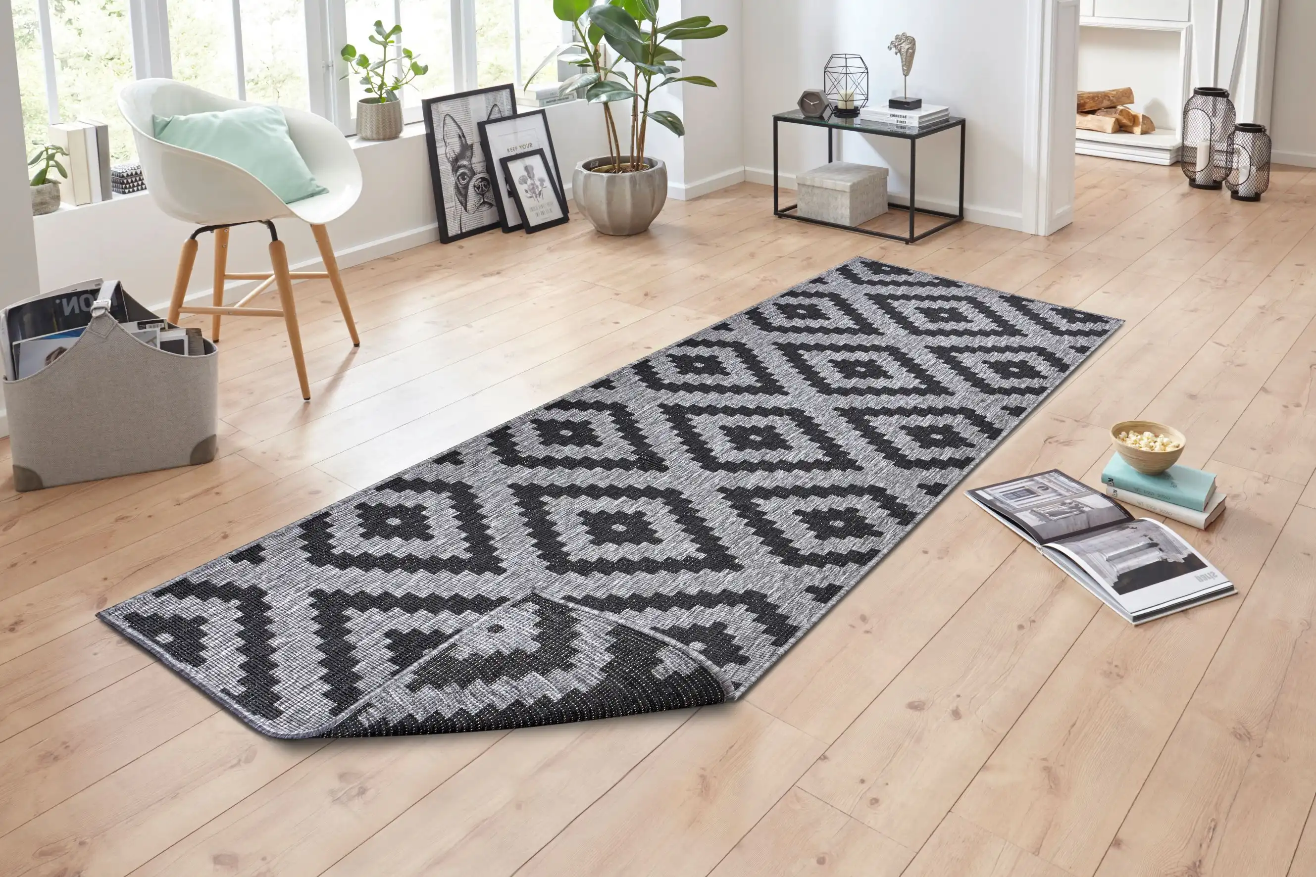 Twin 105461 Malta Night Silver Rug - Image 5