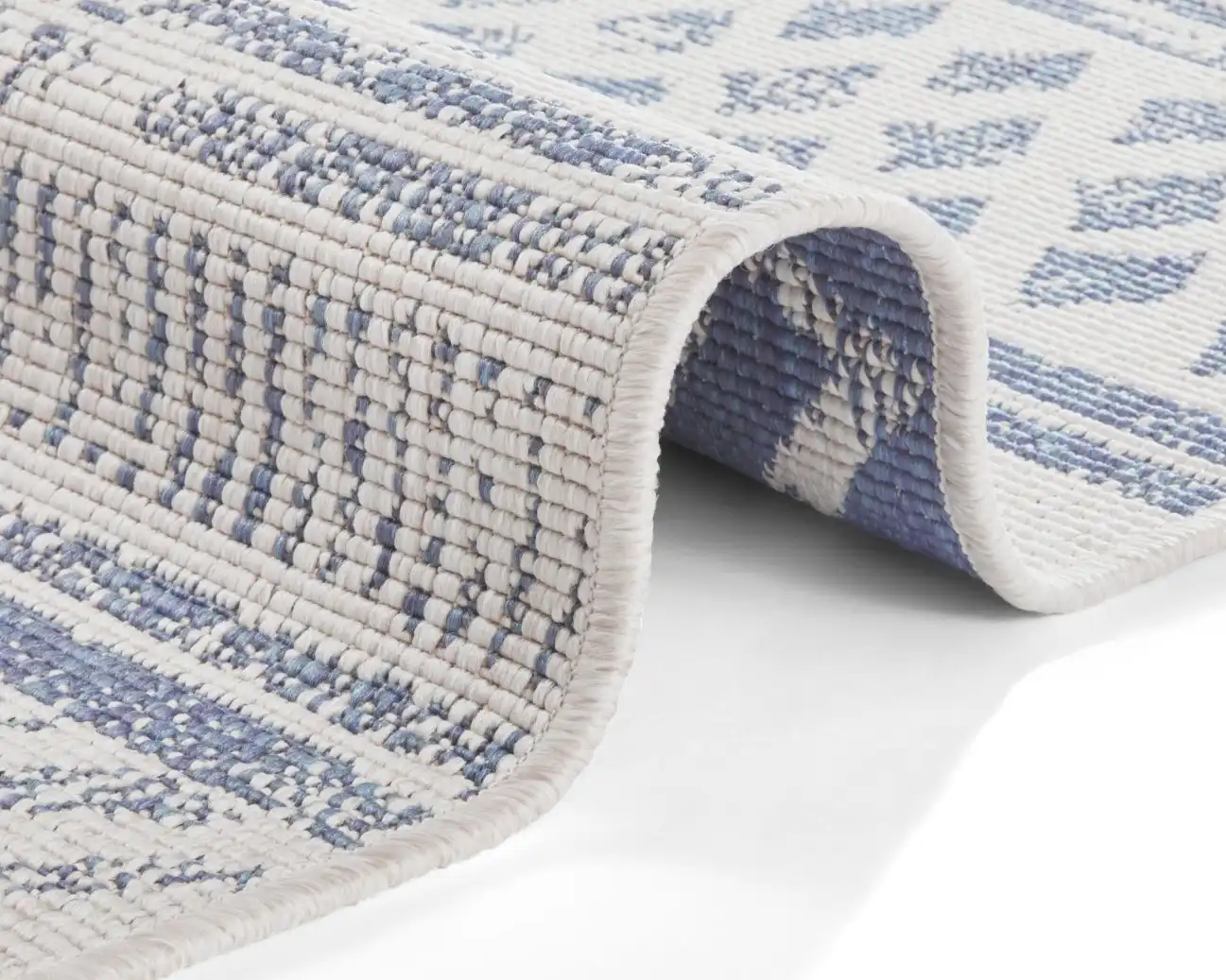 Twin Supreme 103863 Biri Blue Cream Rug - Image 3