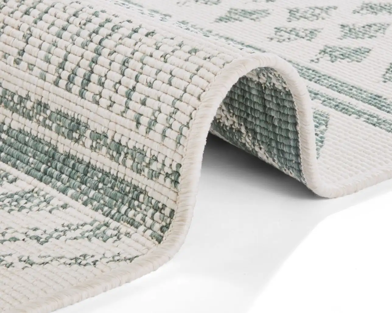 Twin Supreme 103861 Biri Green Cream Rug - Image 4