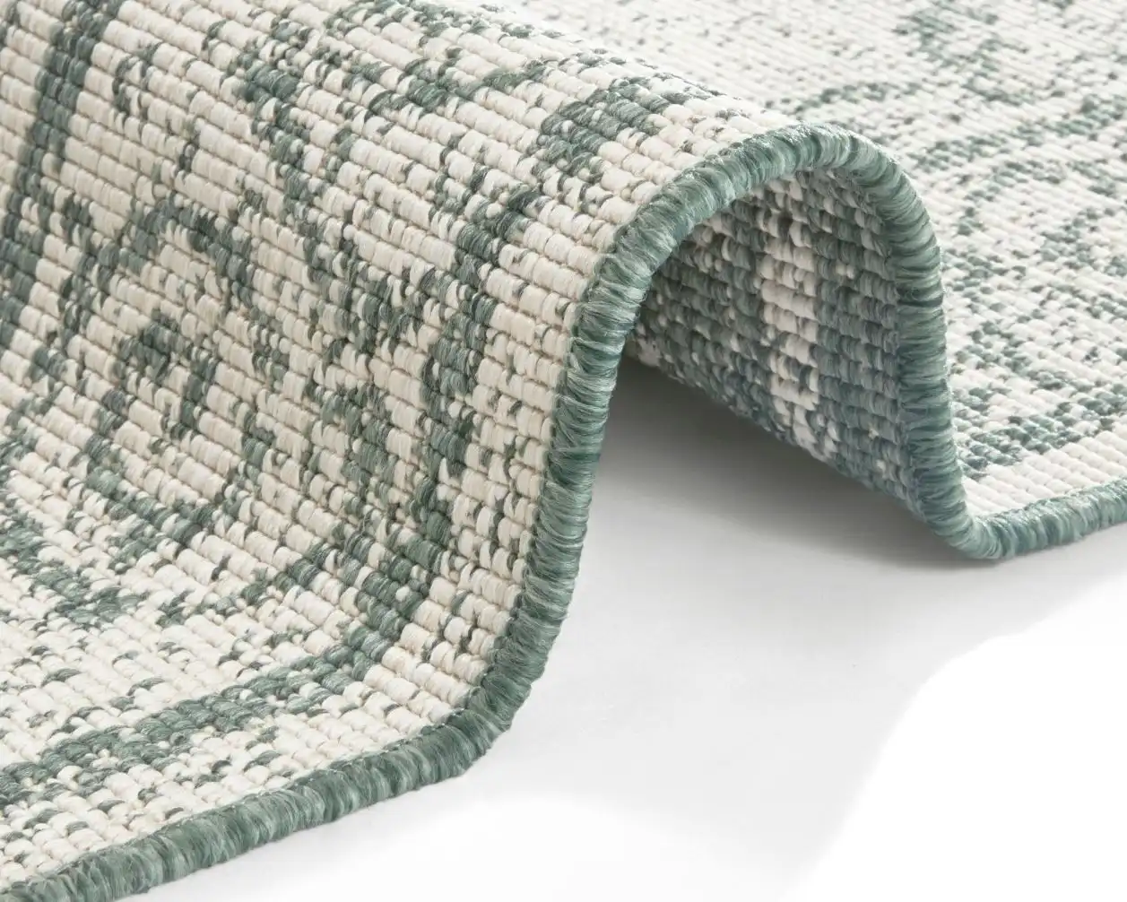 Twin Supreme 103869 Cebu Green Cream Rug - Image 3