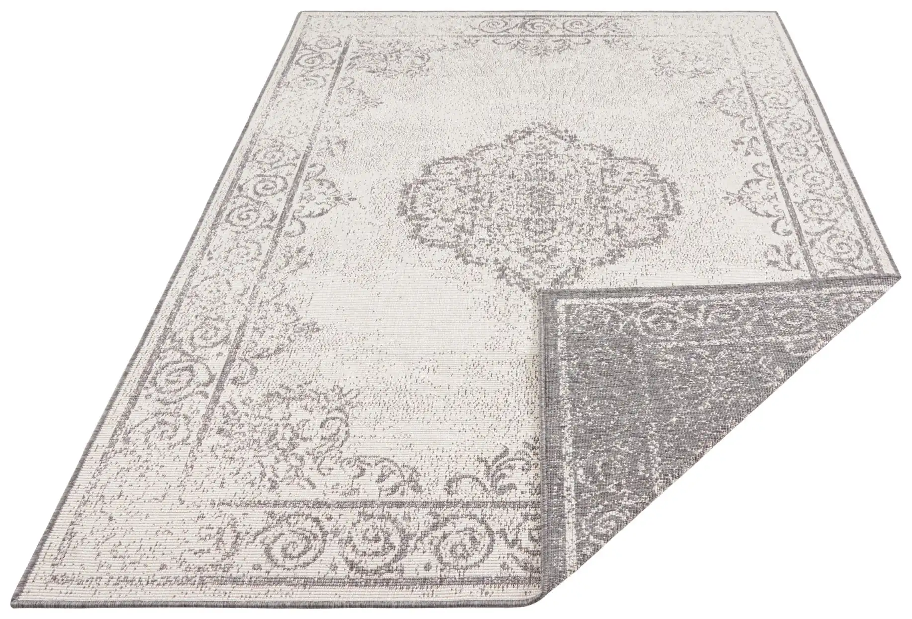 Twin Supreme 103870 Cebu Grey Cream Rug - Image 2
