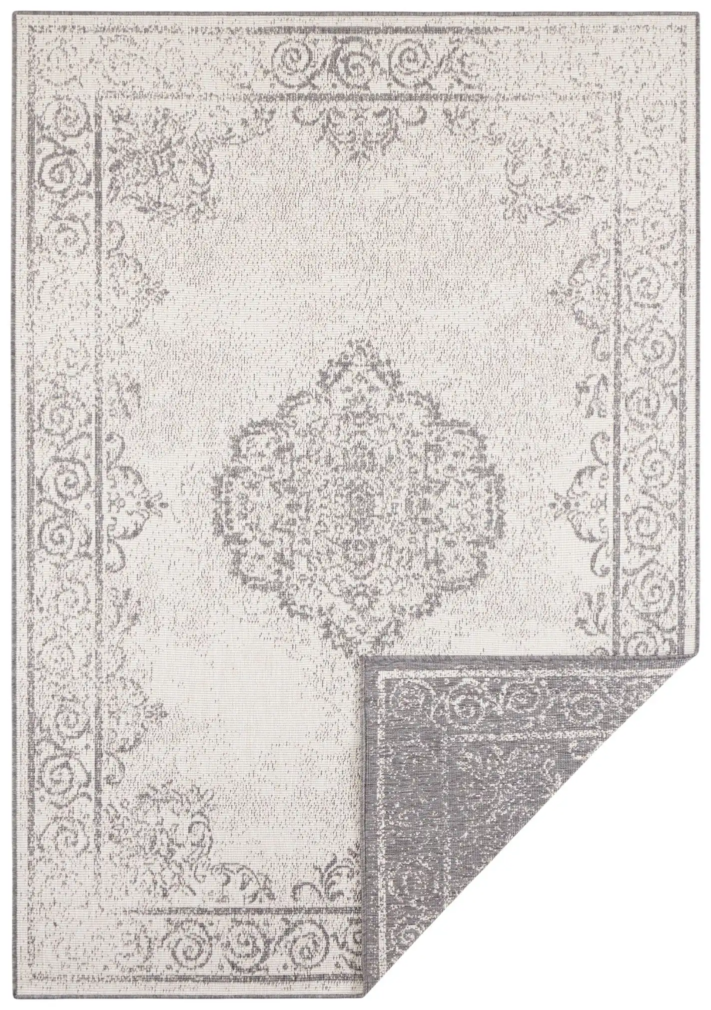 Twin Supreme 103870 Cebu Grey Cream Rug - Image 4
