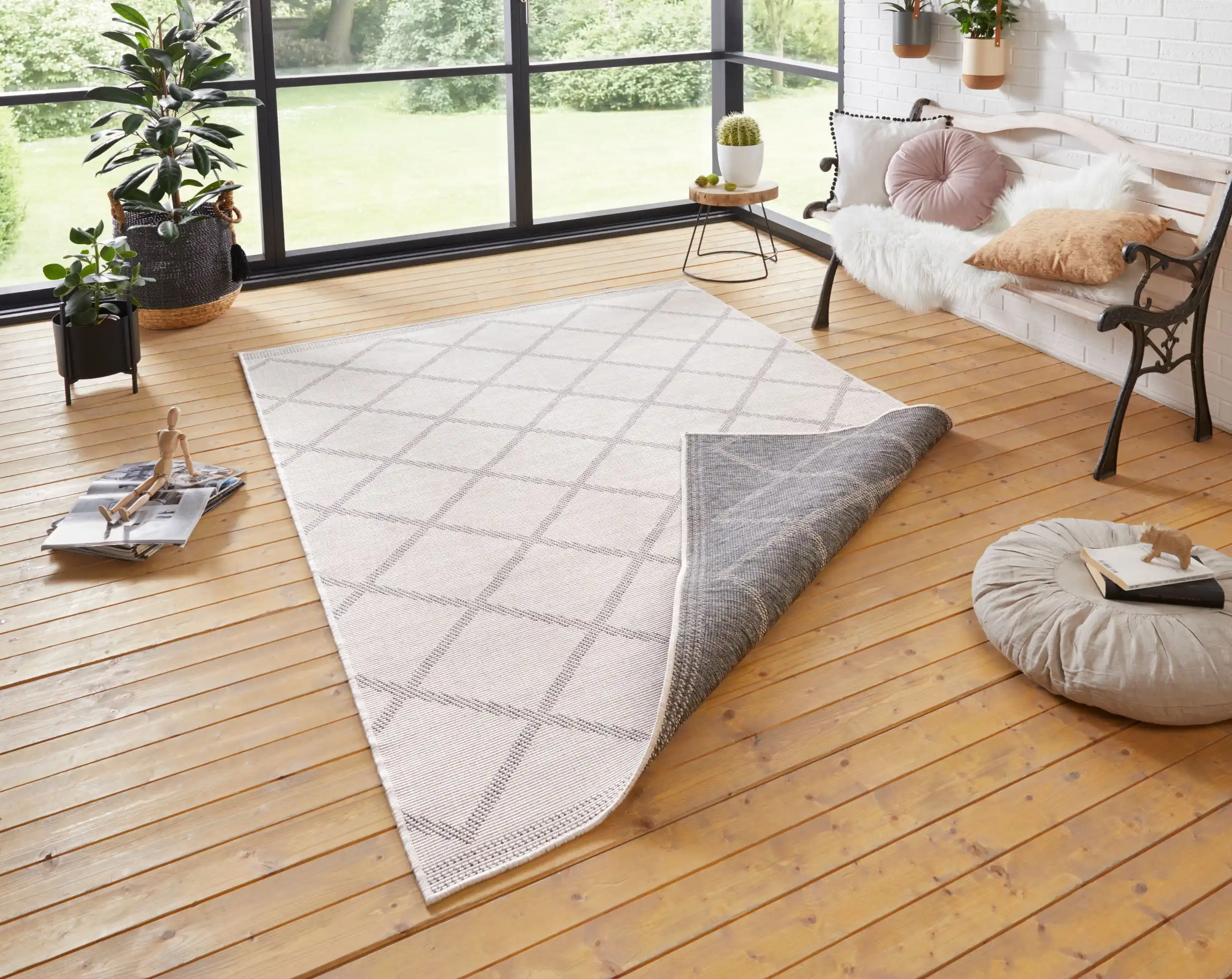 Twin Supreme 103760 Corsica Grey Cream Rug