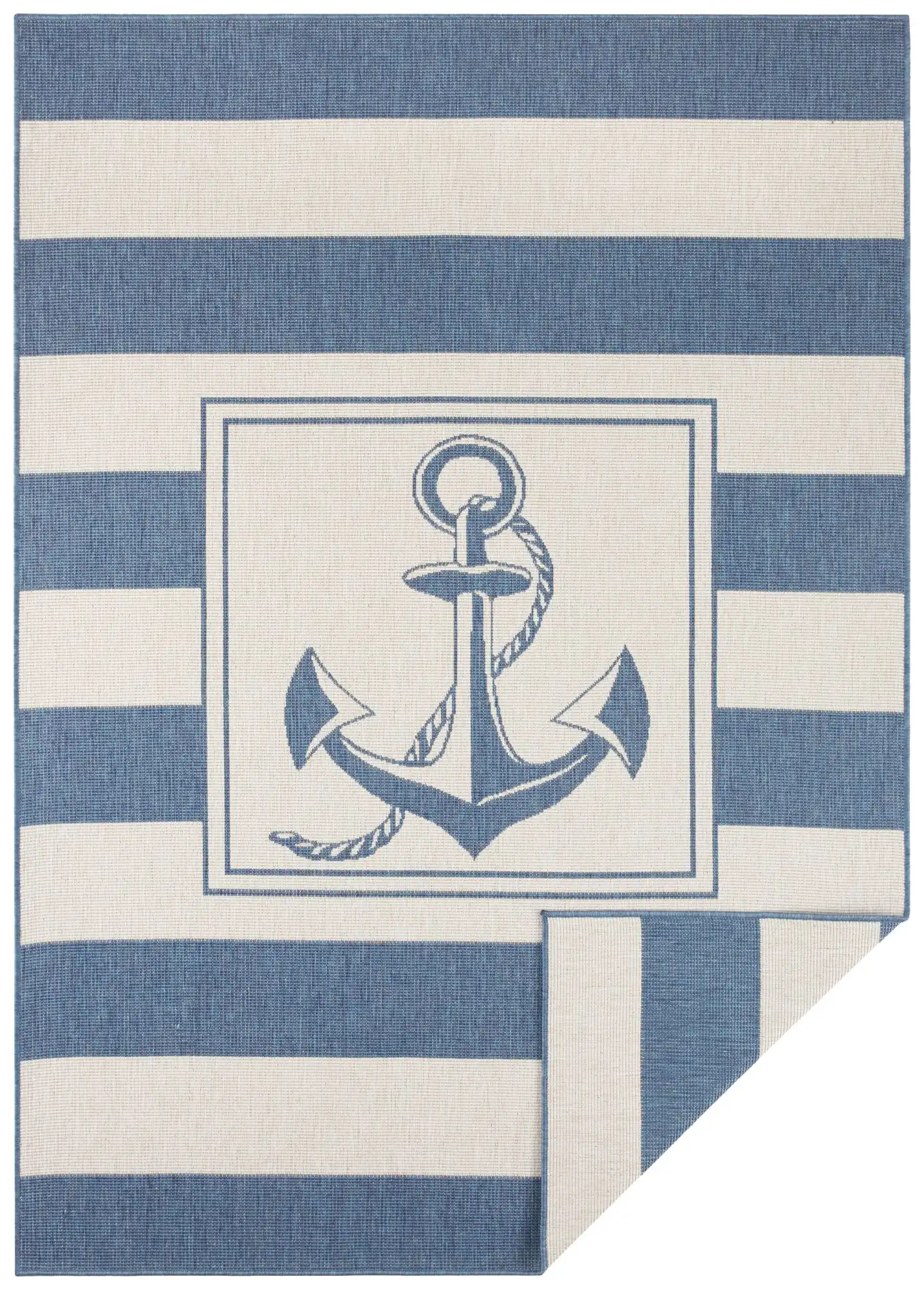 Twin Supreme 104143 Gandara Blue Cream Rug - Image 2