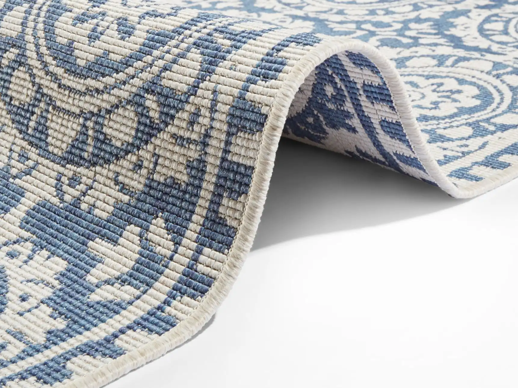 Twin Supreme 104130 Jardin Blue Cream Rug - Image 3