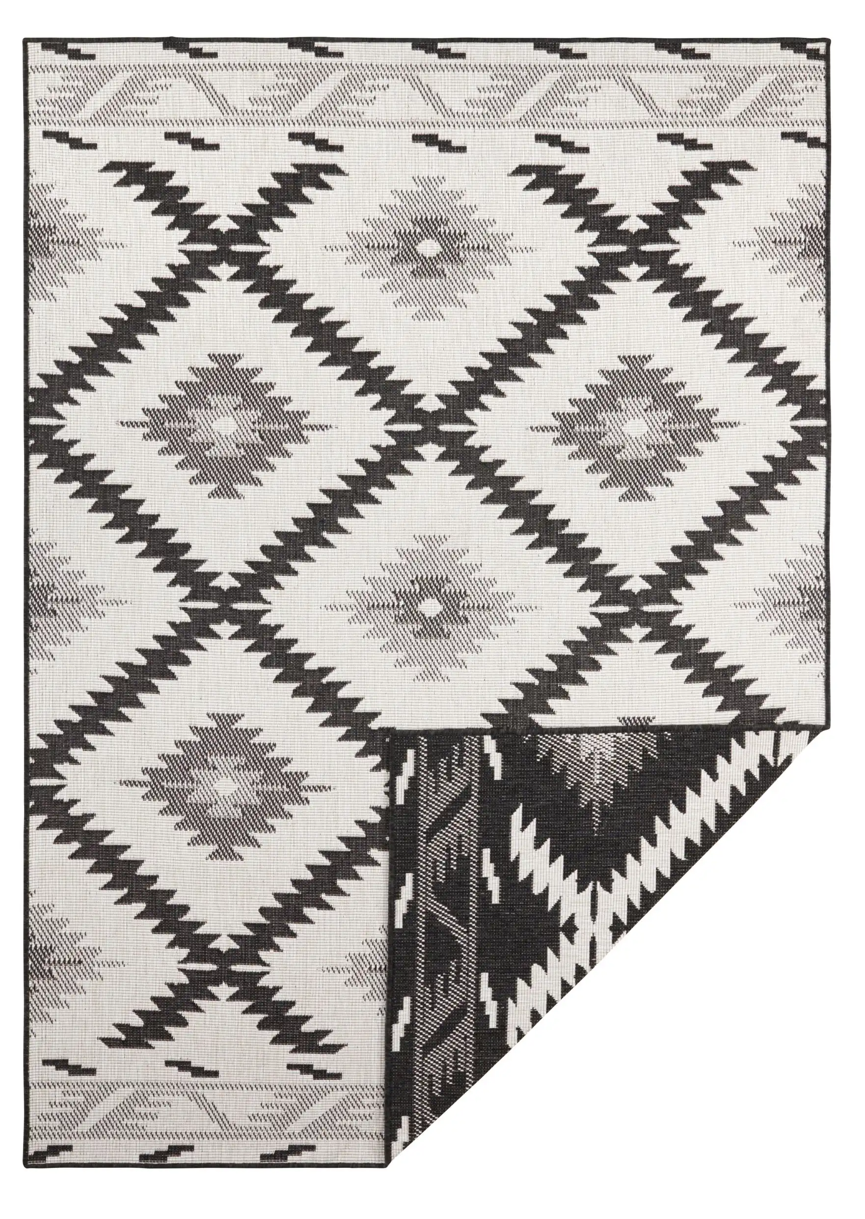 Twin Supreme 103429 Malibu Black Cream Rug - Image 2