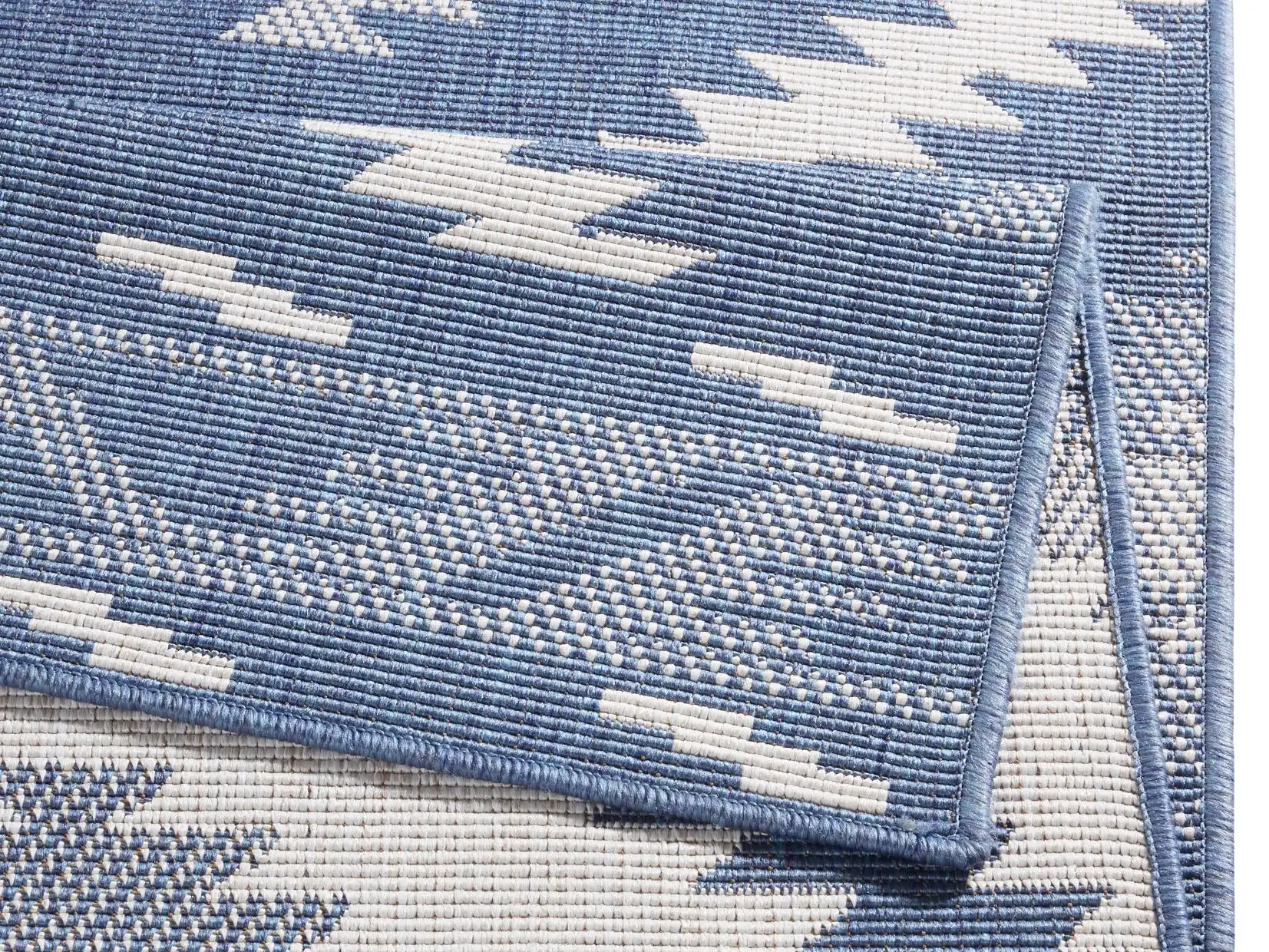 Twin Supreme 103430 Malibu Blue Cream Rug - Image 4