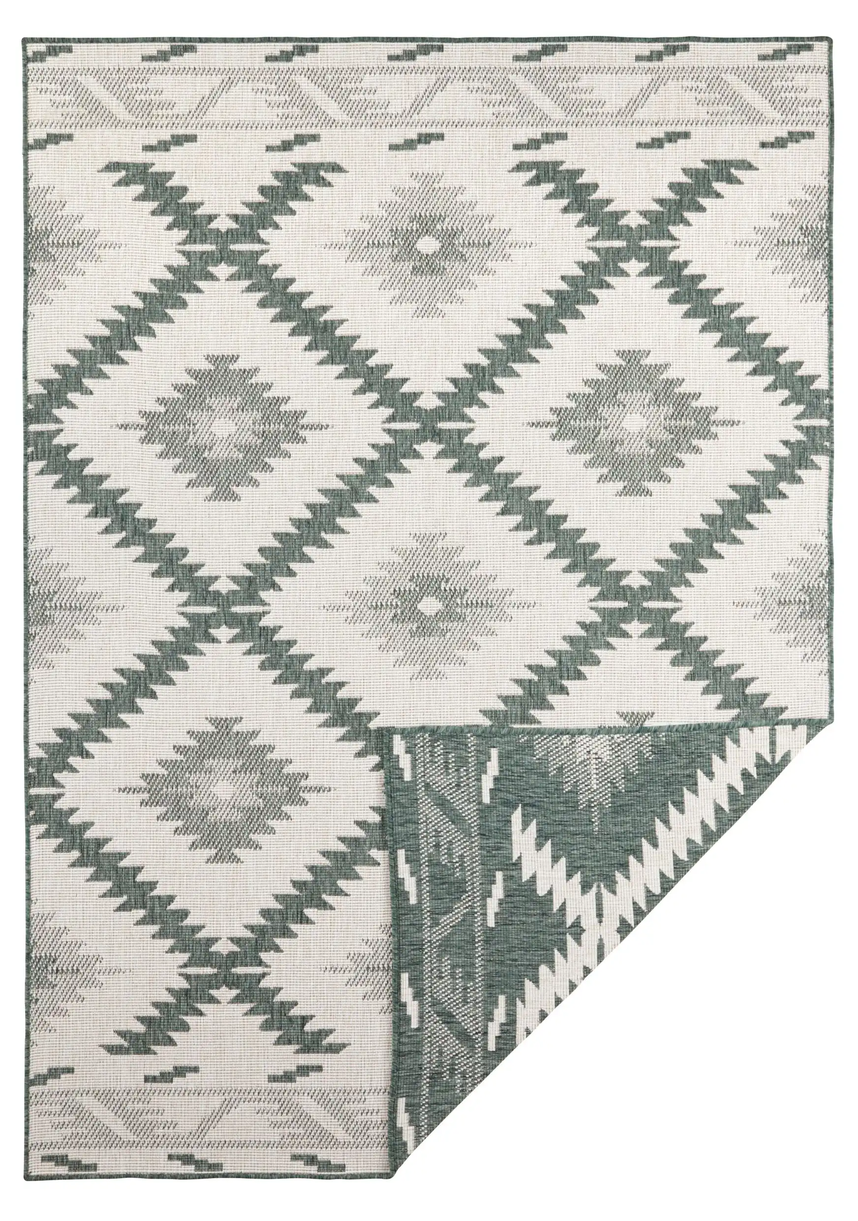 Twin Supreme 103431 Malibu Green Cream Rug - Image 3