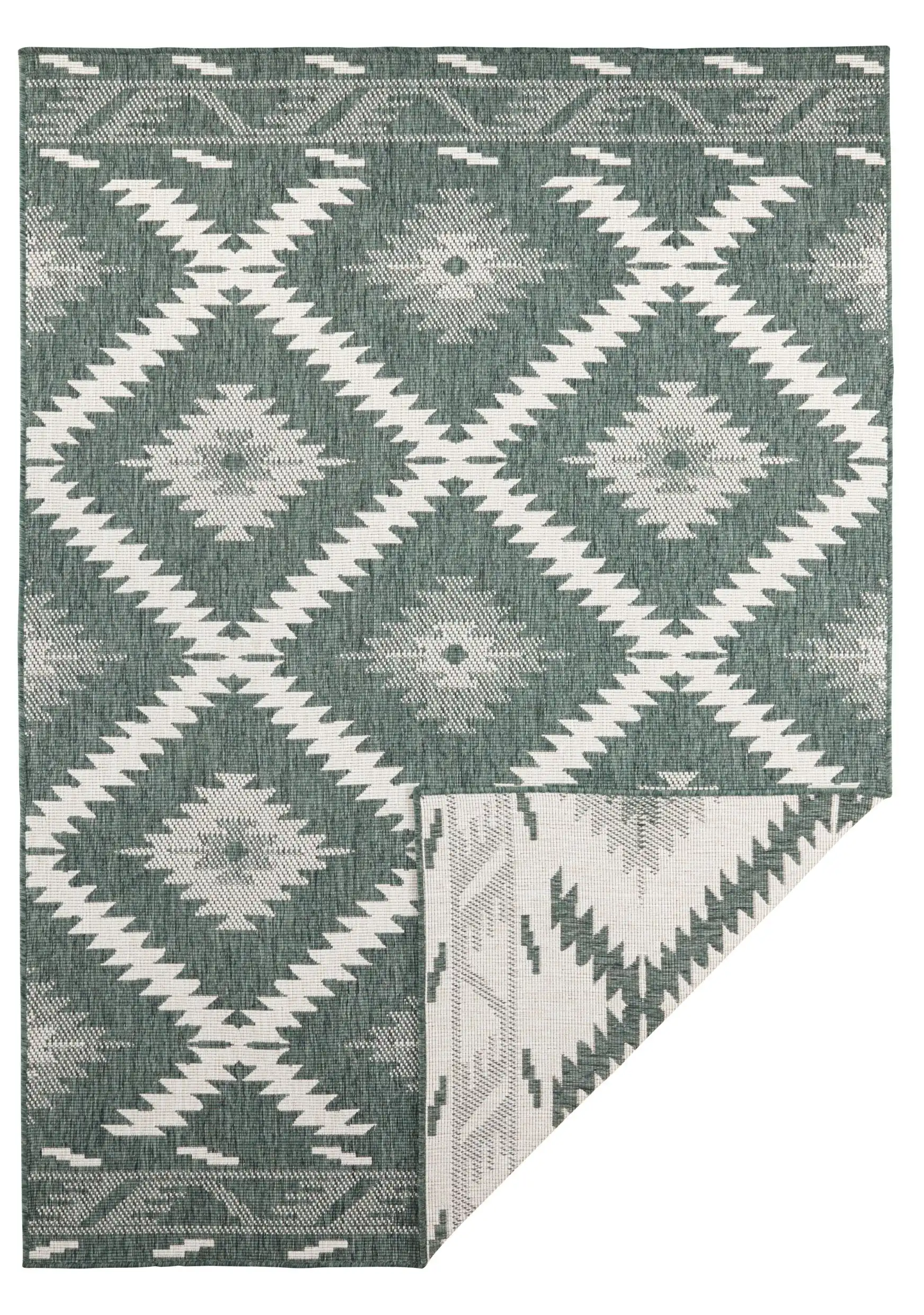 Twin Supreme 103431 Malibu Green Cream Rug - Image 4