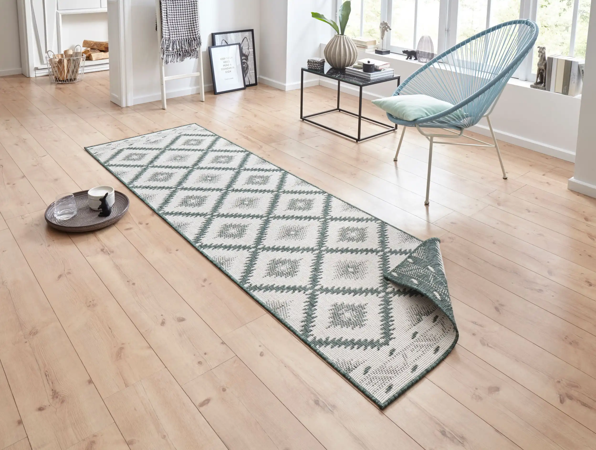 Twin Supreme 103431 Malibu Green Cream Rug - Image 6