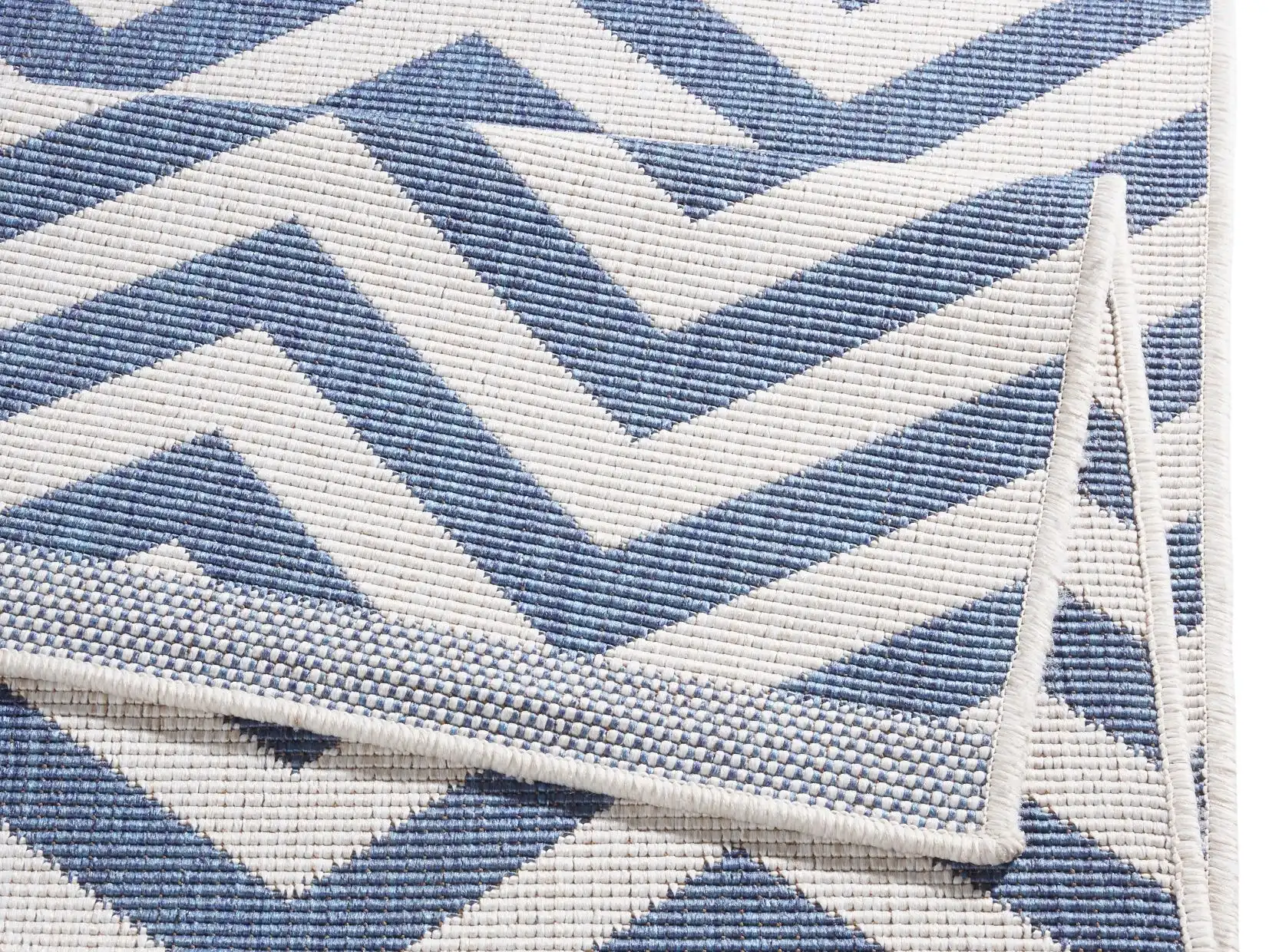 Twin Supreme 103435 Palma Blue Cream Rug - Image 3