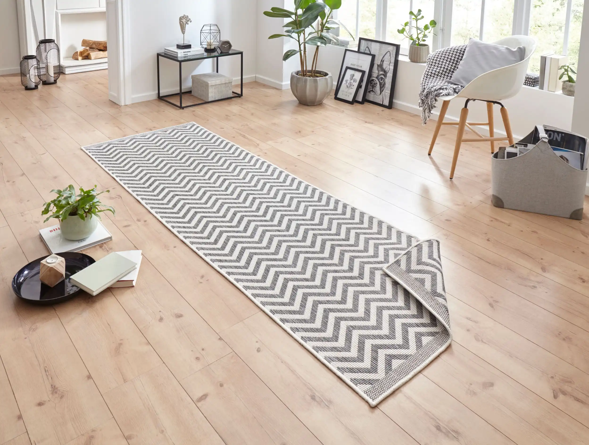Twin Supreme 103432 Palma Grey Cream Rug - Image 4