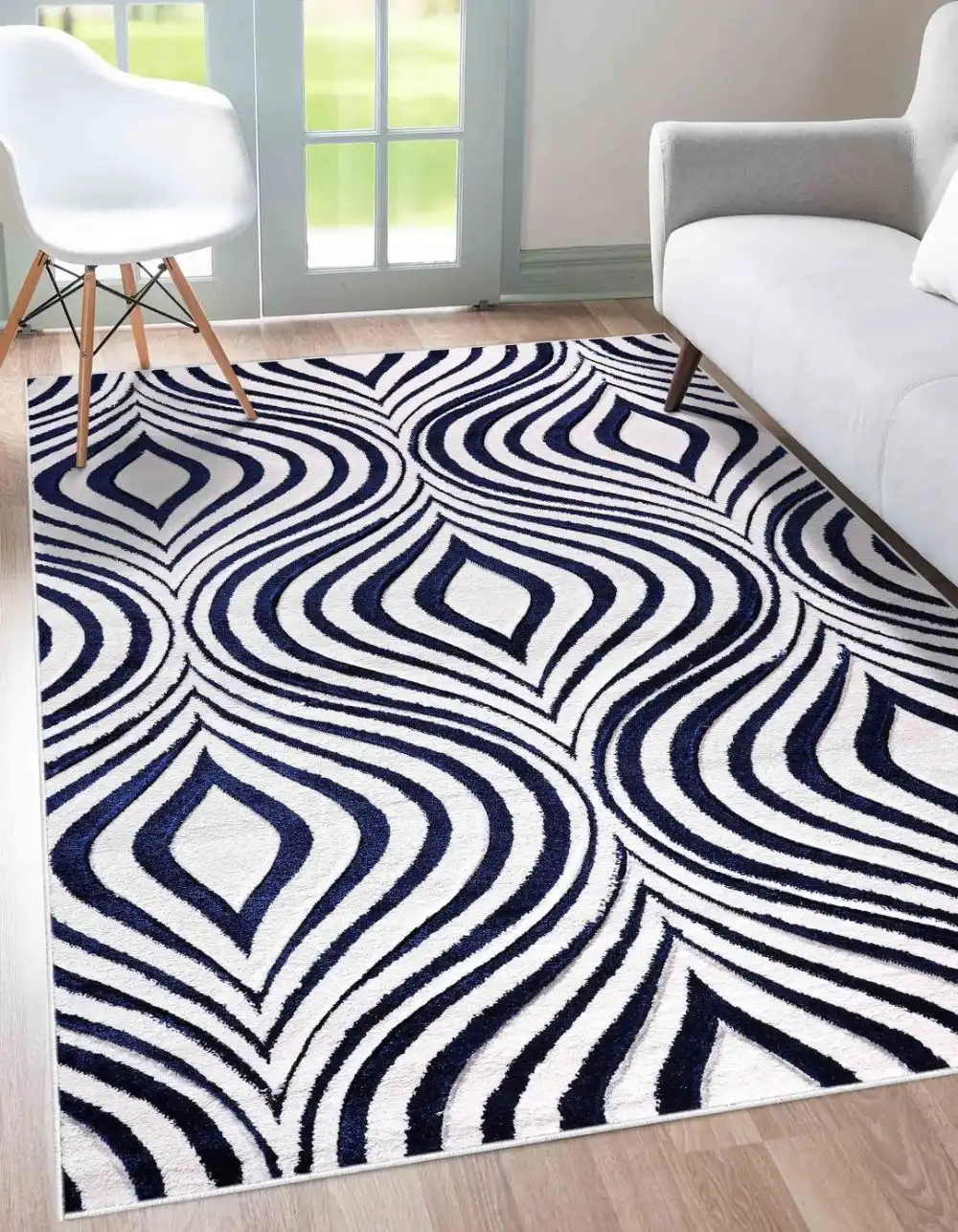 Valencia 760 Navy Rug - Image 3