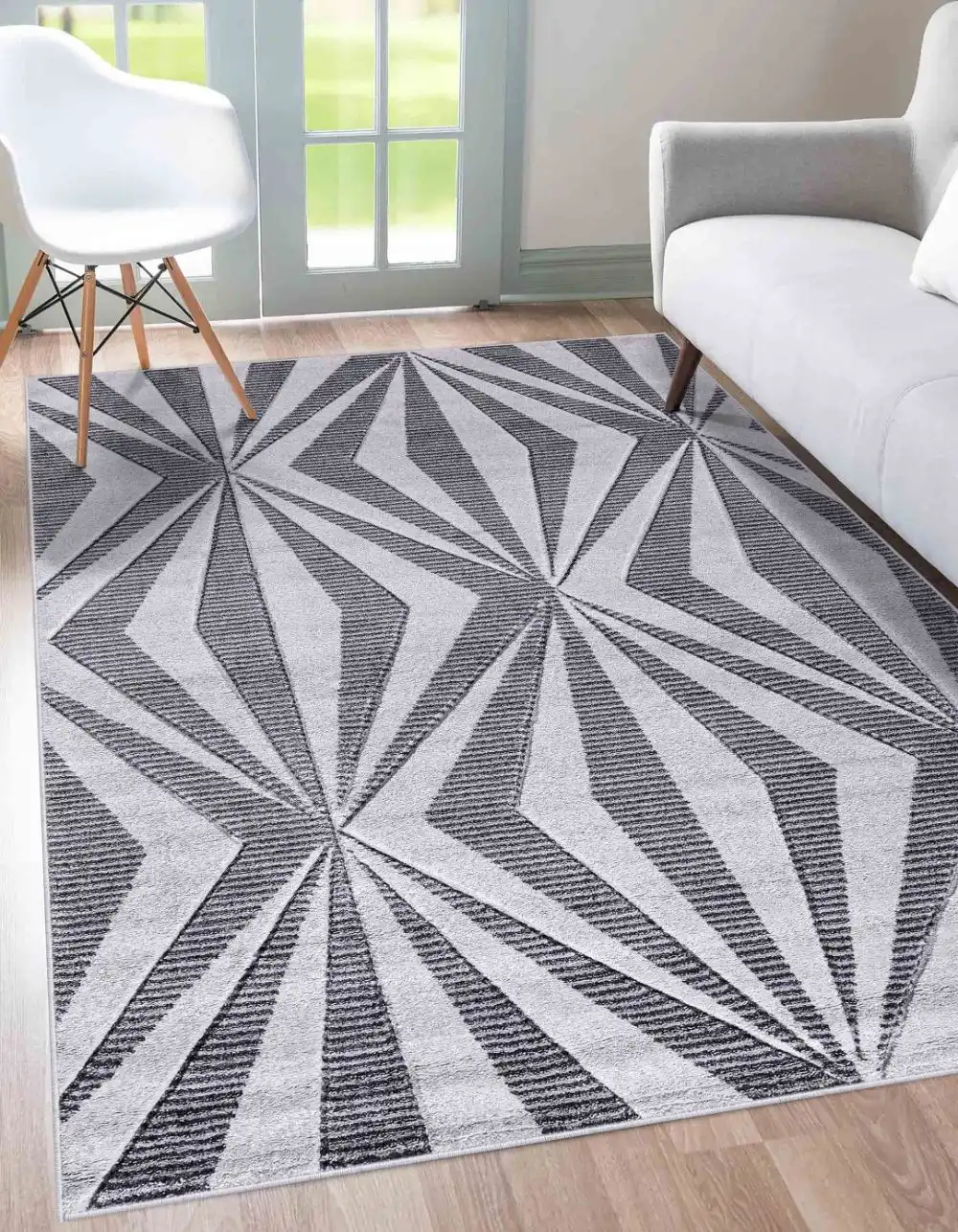 Valencia 765 Dark Grey Rug - Image 3