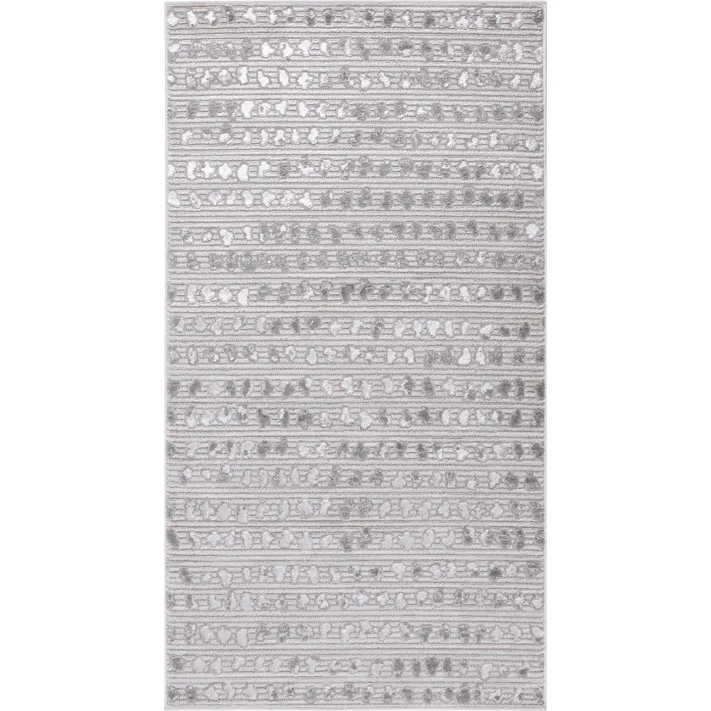 Valkiria Scandi Modern Beige/White Polka Dot Rug - Image 10