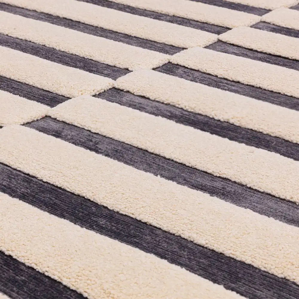 Valley Charcoal Ivory Build Rug - Image 2