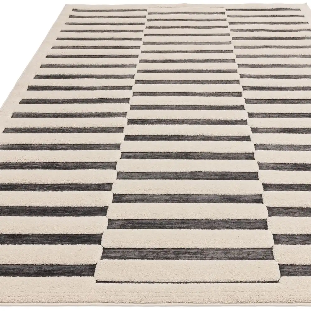 Valley Charcoal Ivory Build Rug - Image 5