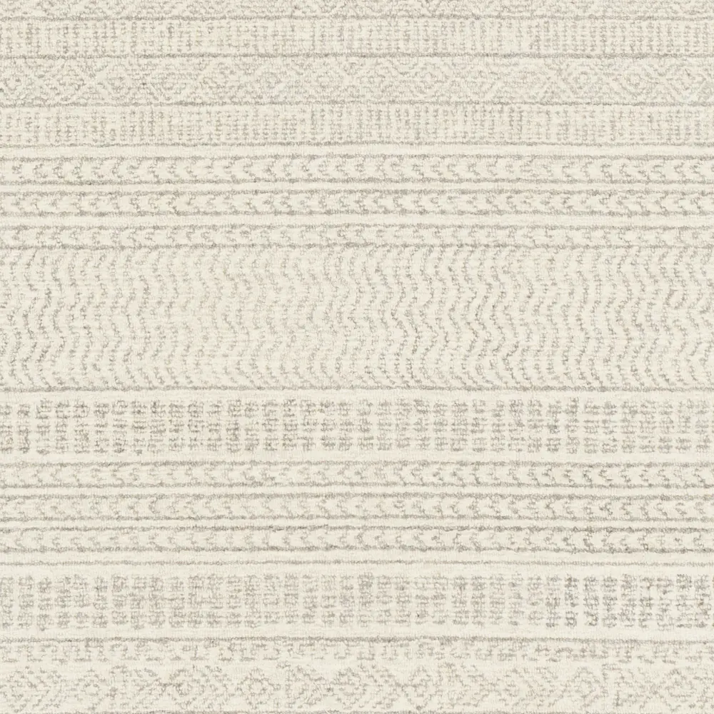 Vaniya Hand-Tufted Global Wool Grey Rug - Image 4