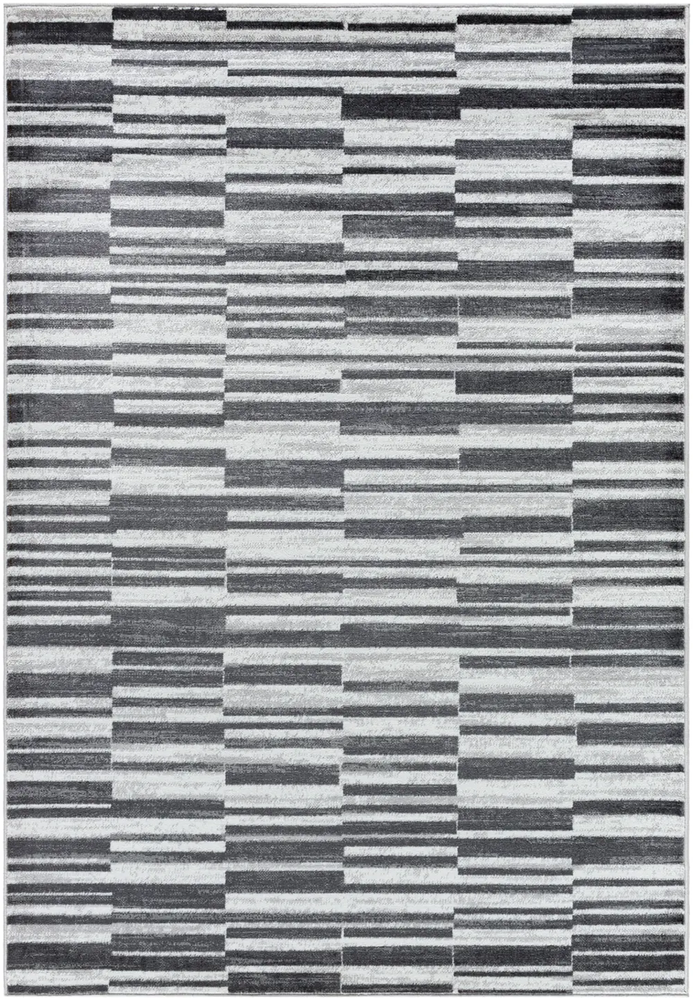 Vartika Scandi Modern Black Rug - Image 3
