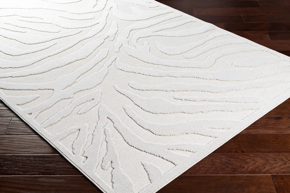 Veera In- & Outdoor Modern Cream Rug - Image 2