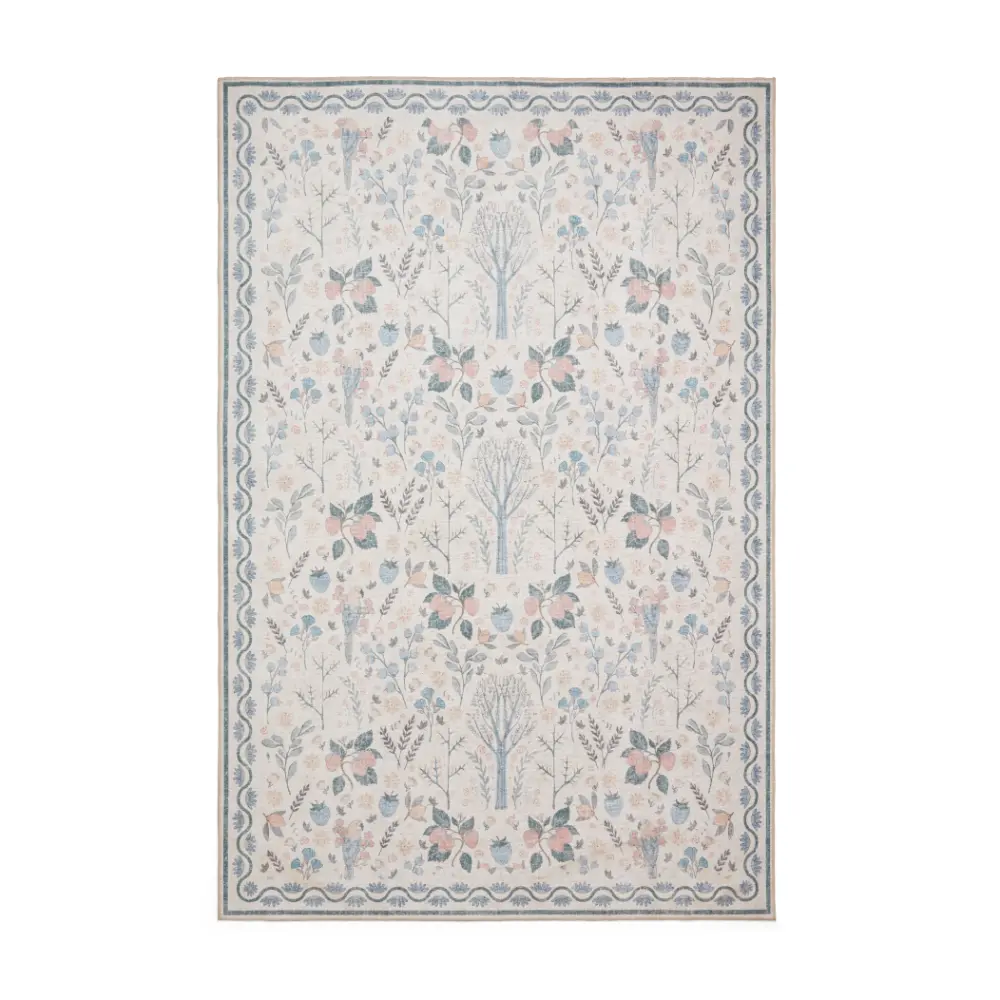 Versailles H1373 Beige/Blue Washable - Image 7