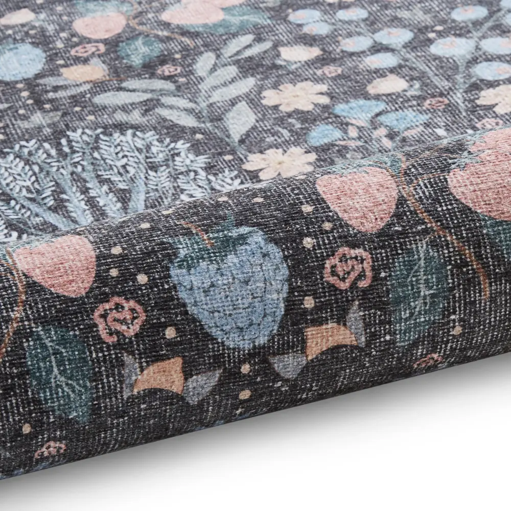 Versailles H1373 Black/Blue Washable - Image 3