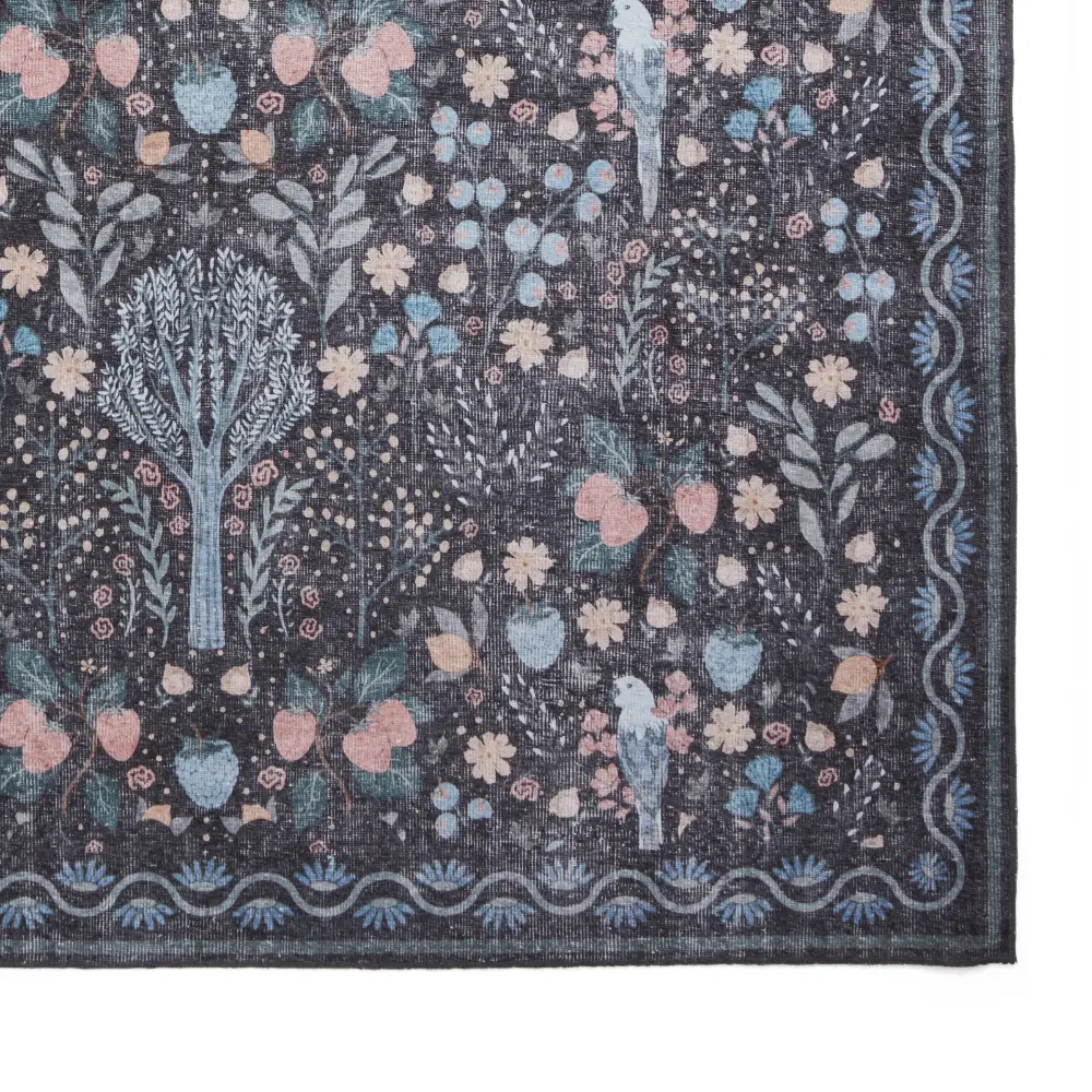 Versailles H1373 Black/Blue Washable - Image 6
