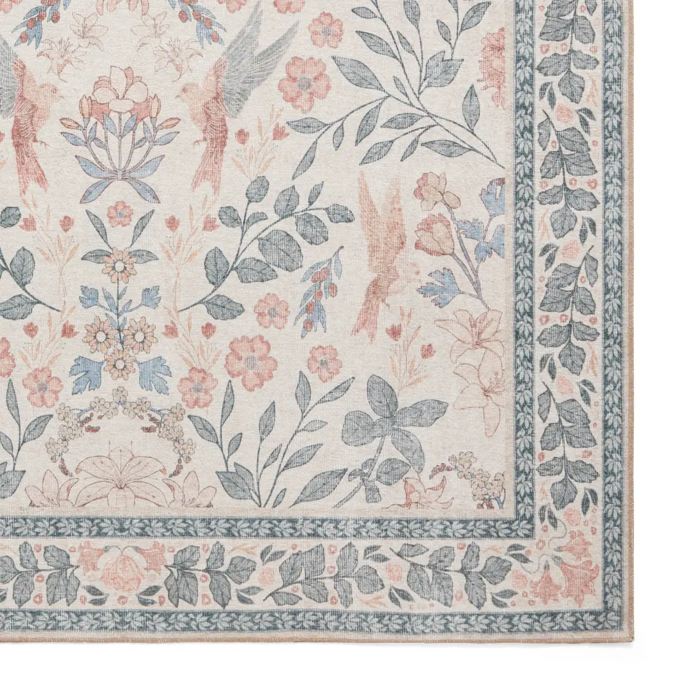 Versailles H1423 Beige/Blue Washable - Image 3