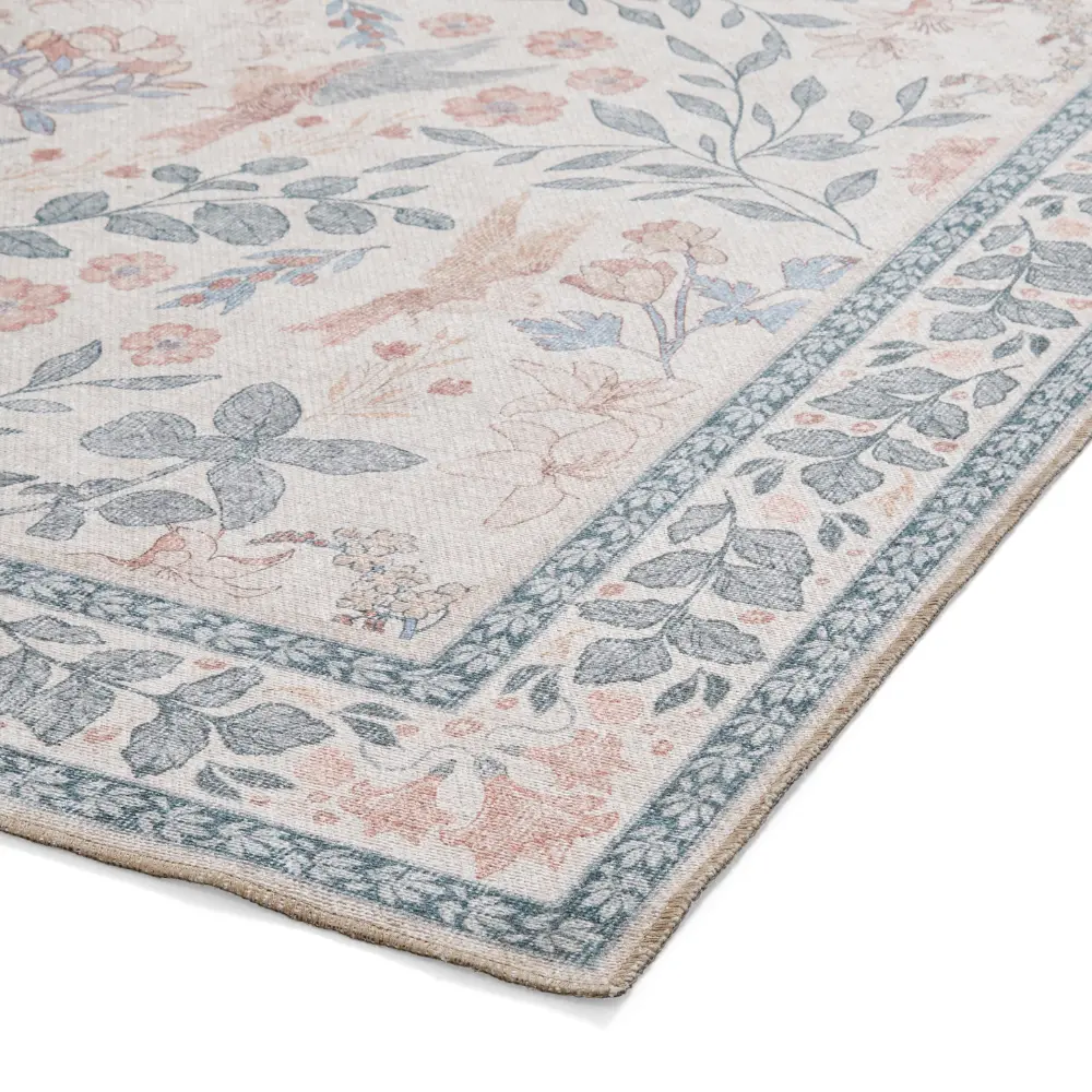 Versailles H1423 Beige/Blue Washable - Image 5