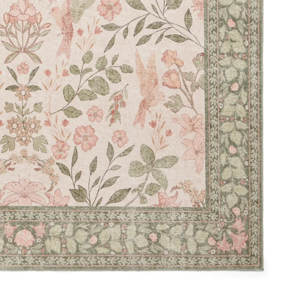 Versailles H1423 Beige/Green Washable - Image 4
