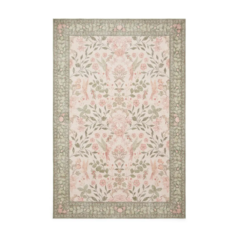 Versailles H1423 Beige/Green Washable - Image 9