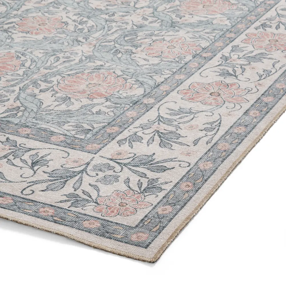 Versailles H1424 Beige/Blue Washable - Image 6