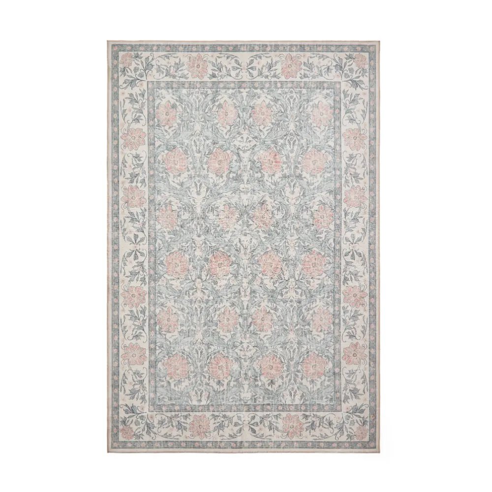 Versailles H1424 Beige/Blue Washable - Image 9