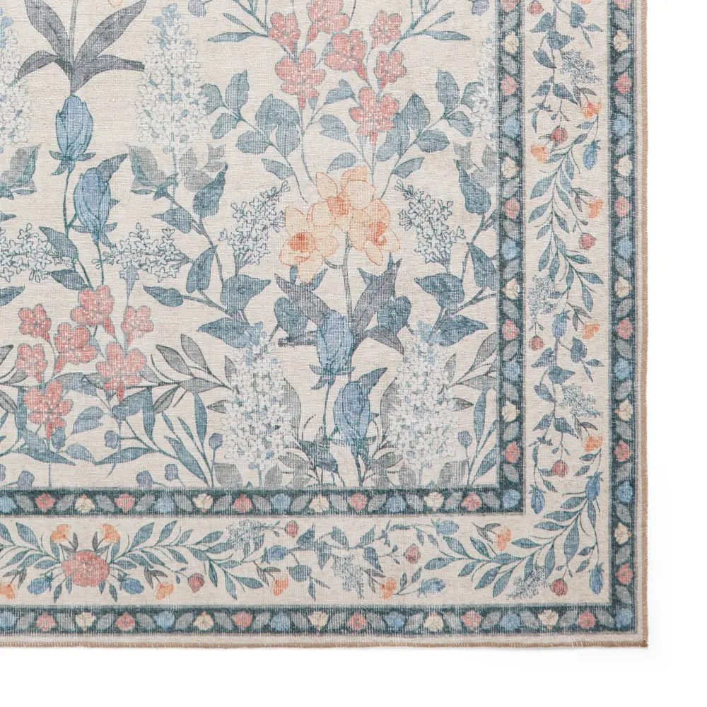 Versailles H1425 Beige/Blue Washable - Image 6