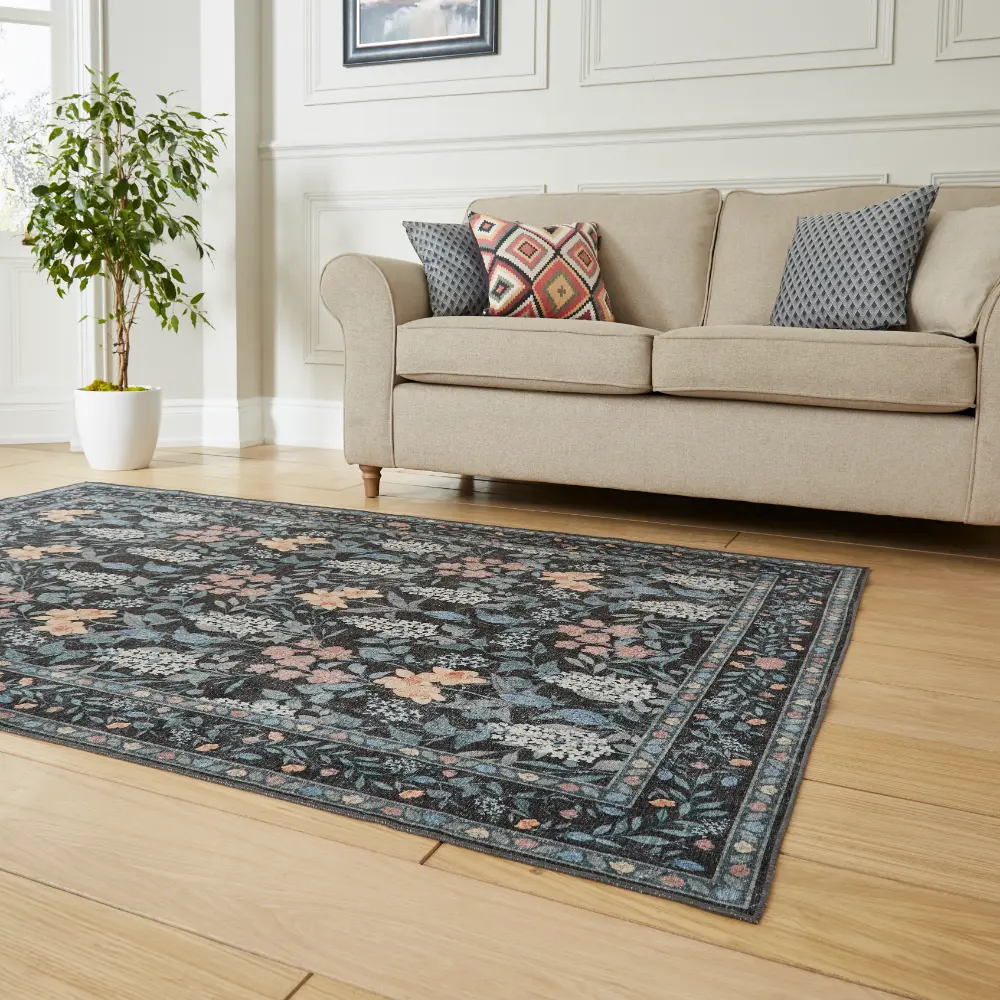 Versailles H1425 Dark Blue Washable - Image 2